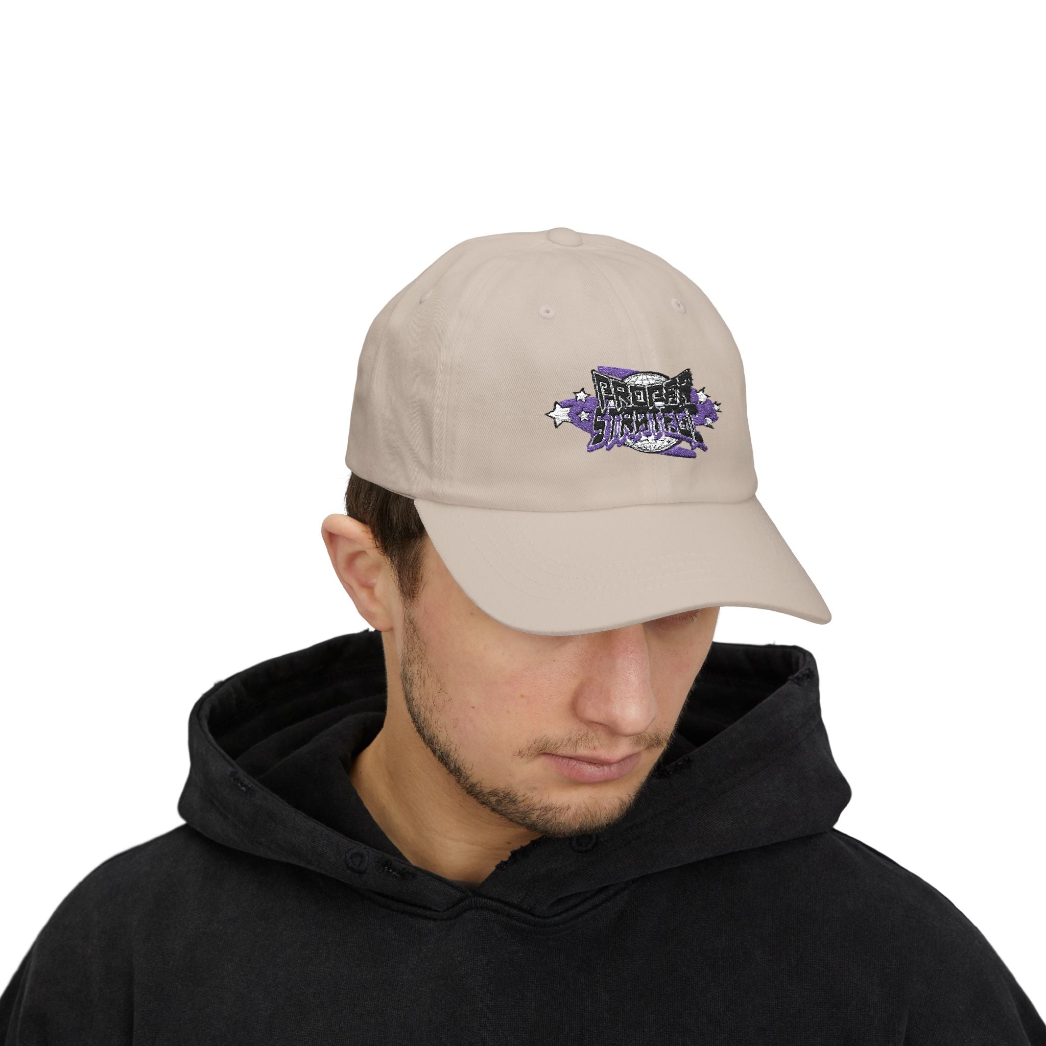 — Purple Floral ‘Strategic’ Embroidered Hat
