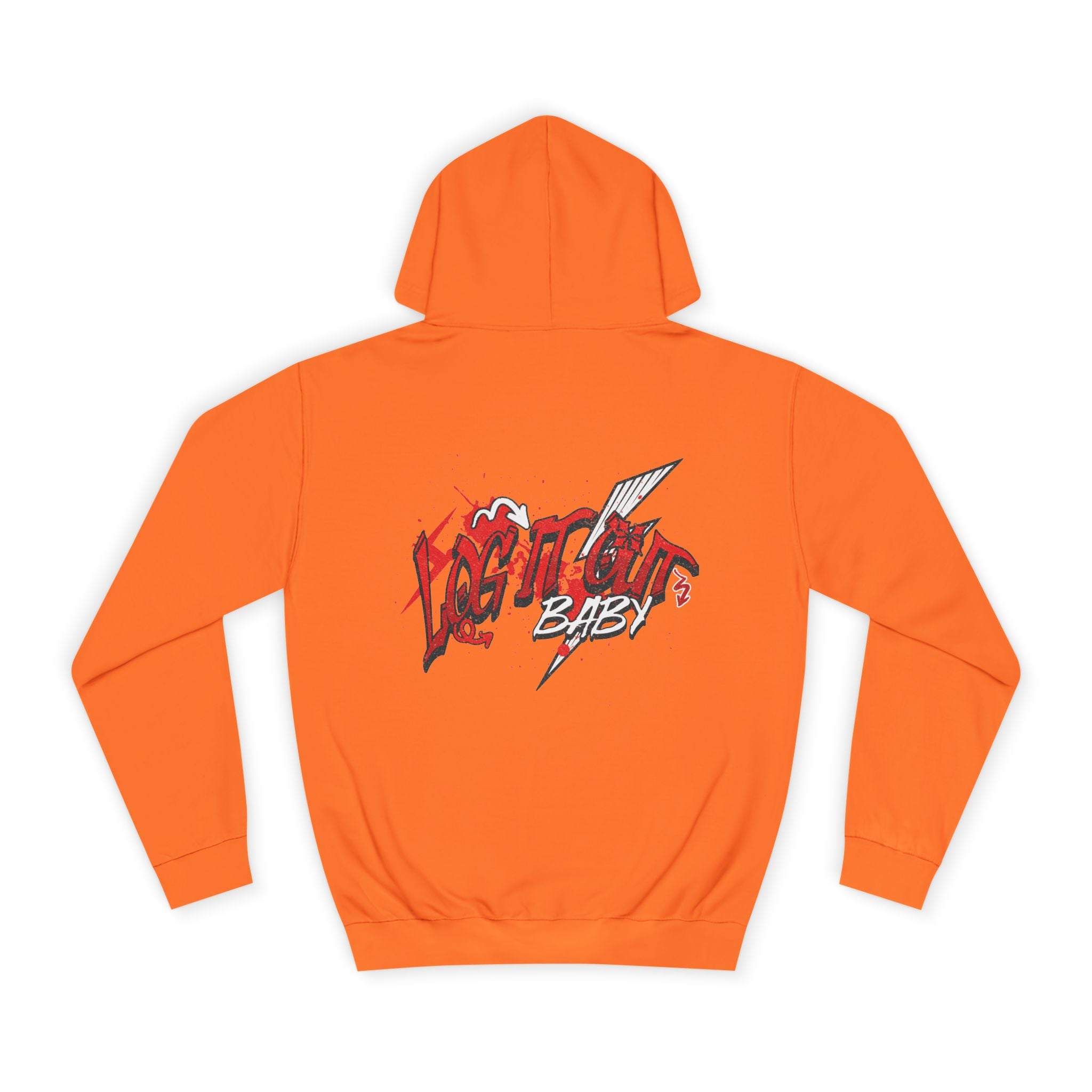 Trendy Log it out Hoodie, Graphic Sweatshirt, Unisex Casual Wear, Stylish Streetwear, Great for Gift Giving