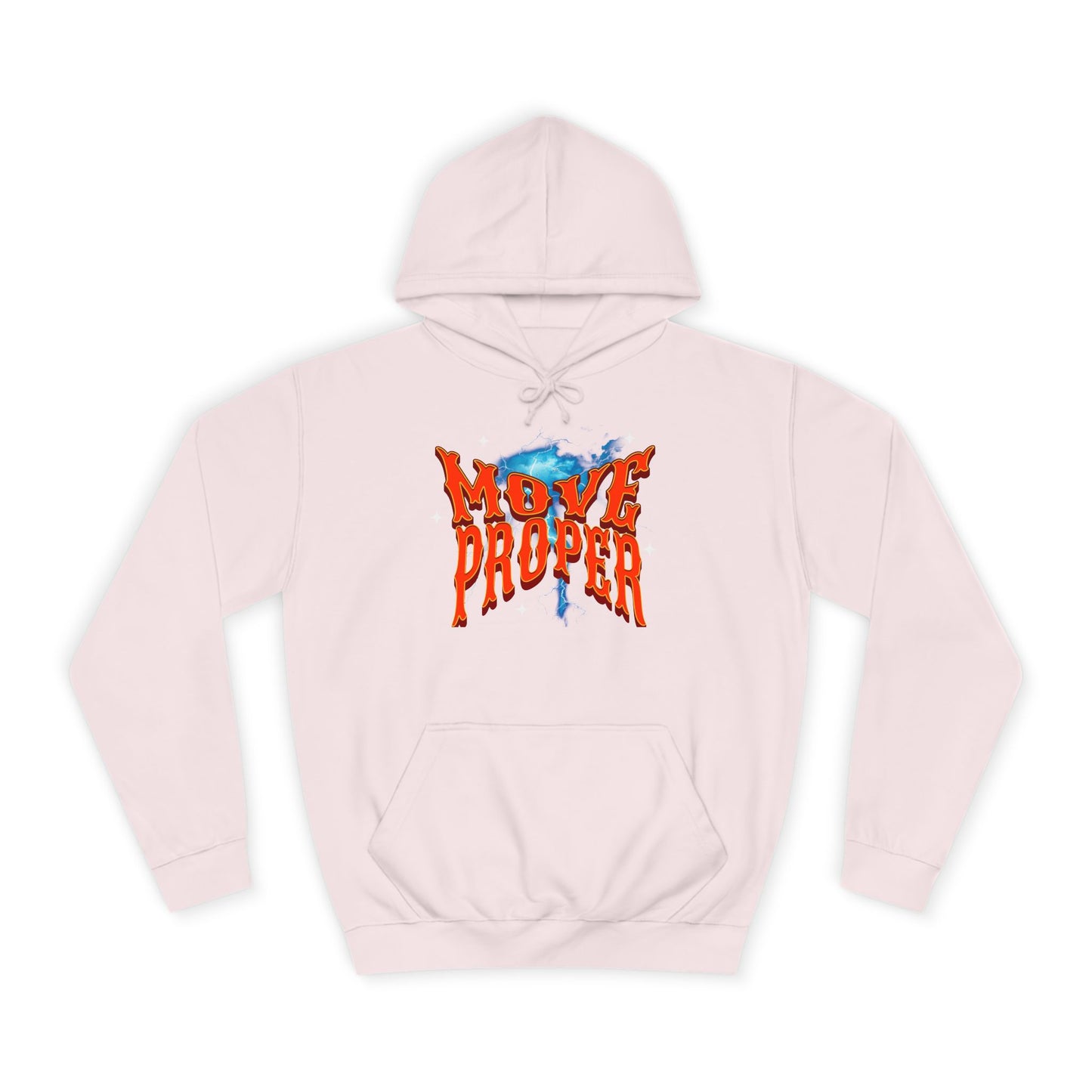 Unisex Hoodie - Move Proper Graphic, Trendy Casual Wear
