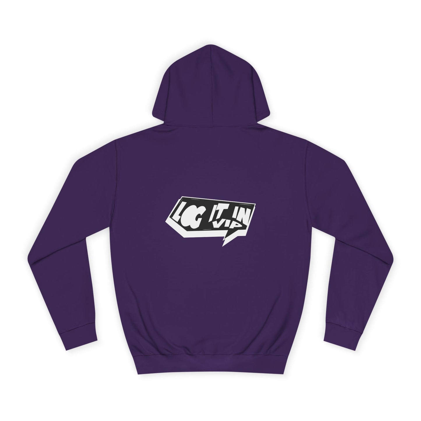 Unisex log it in Hoodie, Cozy Sweatshirt, Everyday Wear, Gift for Students, Youth Fashion, trendy Essentials