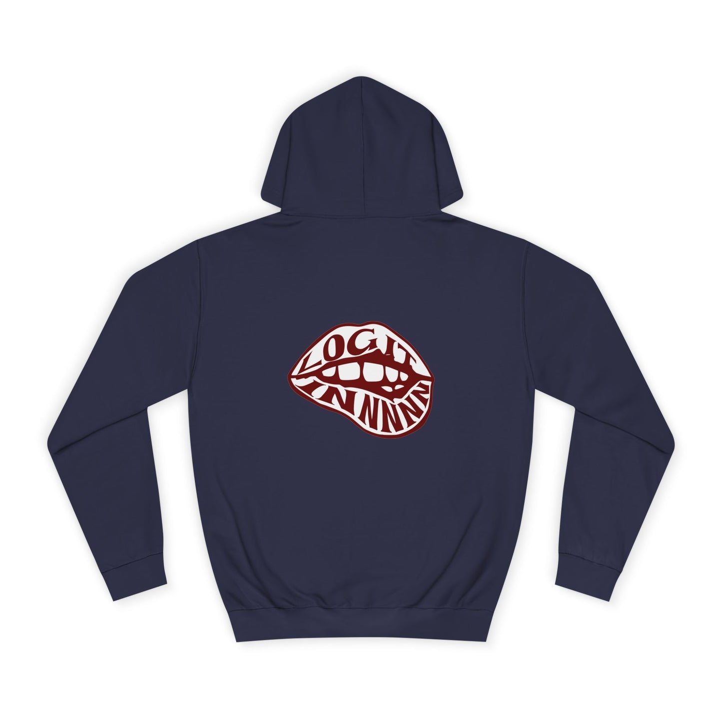Trendy Unisex Hoodie with Bold Log it in Design, Stylish trendy Wear, Cozy Sweatshirt, Casual Outfit, Fun Gift