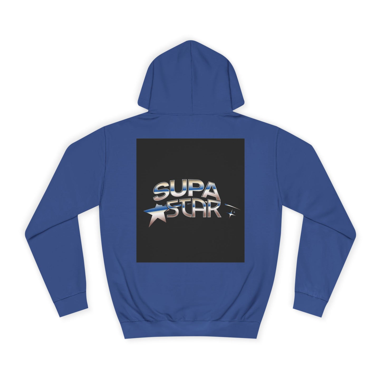 Supa Star Unisex Hoodie | Trendy Custom Apparel, Casual Wear, Star Graphic Hoodie, Adjustable Hooded Sweatshirt, Gift