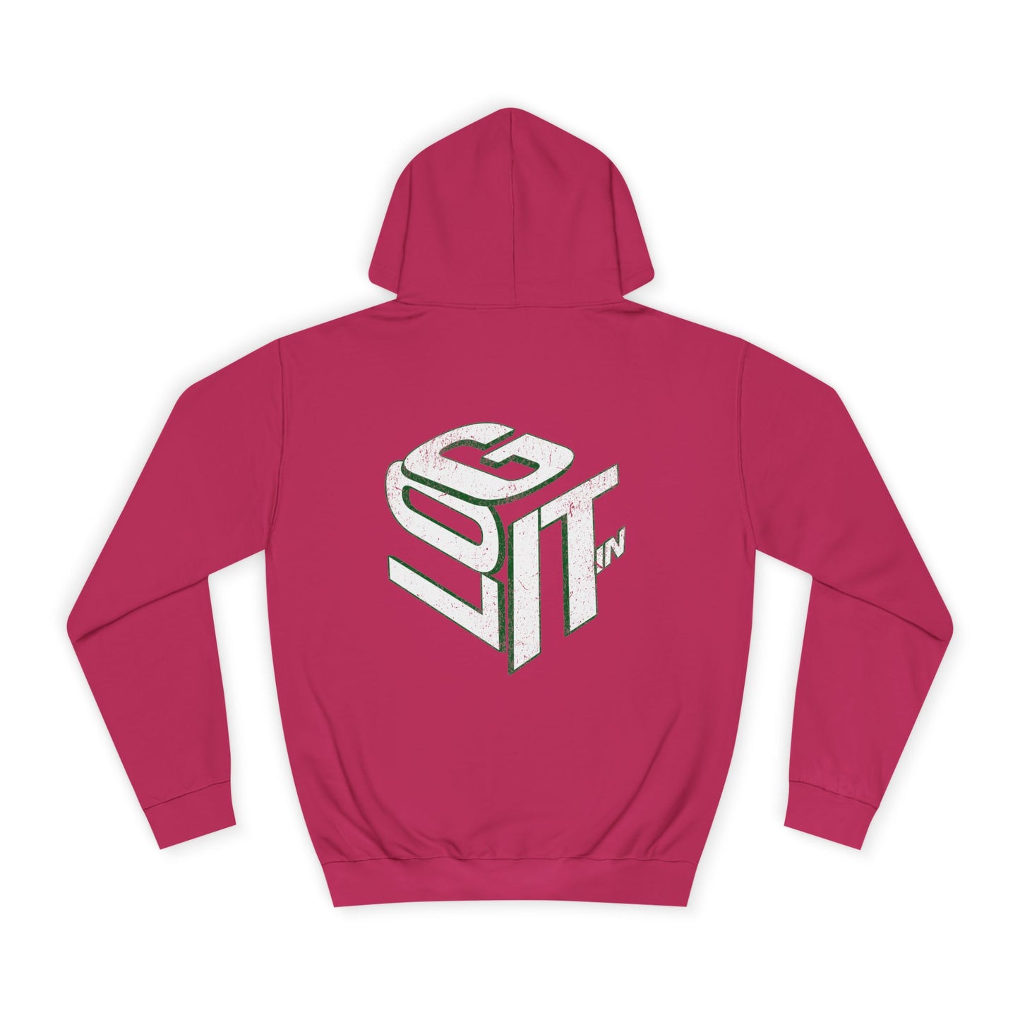 Stylish Unisex  Hoodie with Design, Log it in Sweatshirt, Casual Hoodie, Modern Apparel, Unique Gear