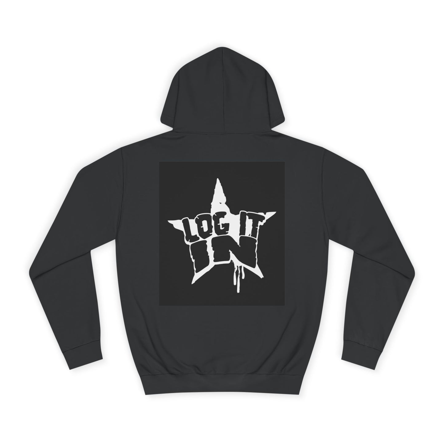 Unisex Log it in Hoodie, Trendy Hooded Sweatshirt, Spirit Wear, Casual Streetwear, Gift
