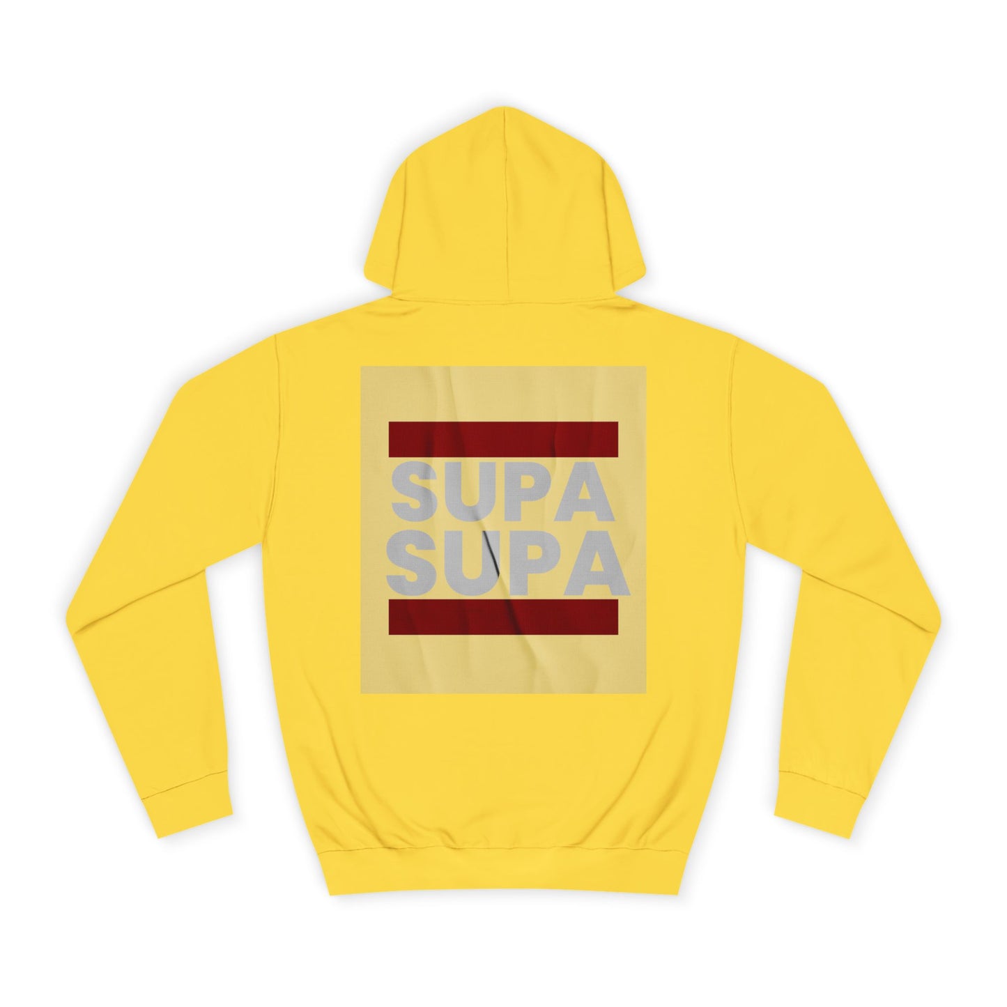 Unisex Hoodie with 'SUPA SUPA' Design, Cool Casual Wear, Perfect, Gifts for Graduates, Cozy Layering