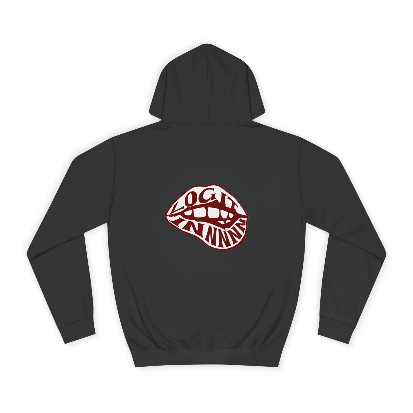 Trendy Unisex Hoodie with Bold Log it in Design, Stylish trendy Wear, Cozy Sweatshirt, Casual Outfit, Fun Gift