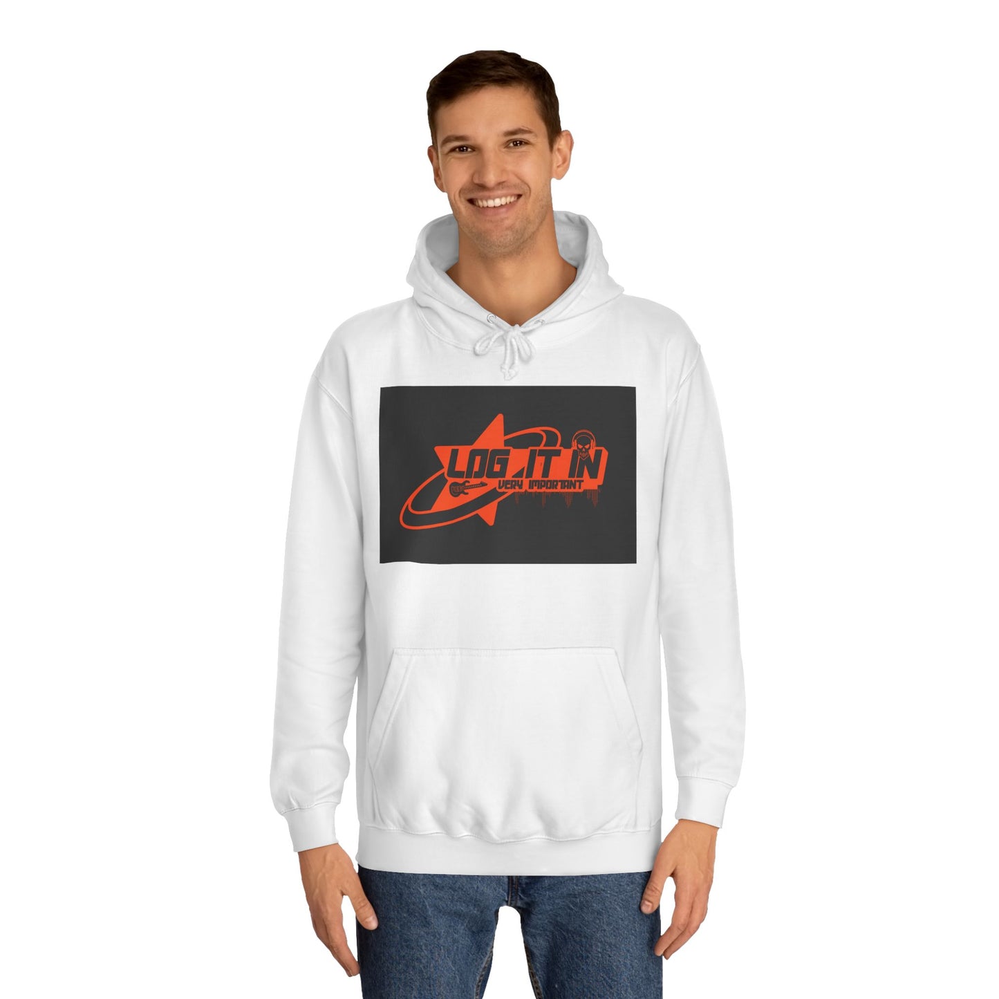 Unisex Log it in Hoodie, Casual trendy Wear, Gift, Graphic Hoodie, perfect fit Hoodie