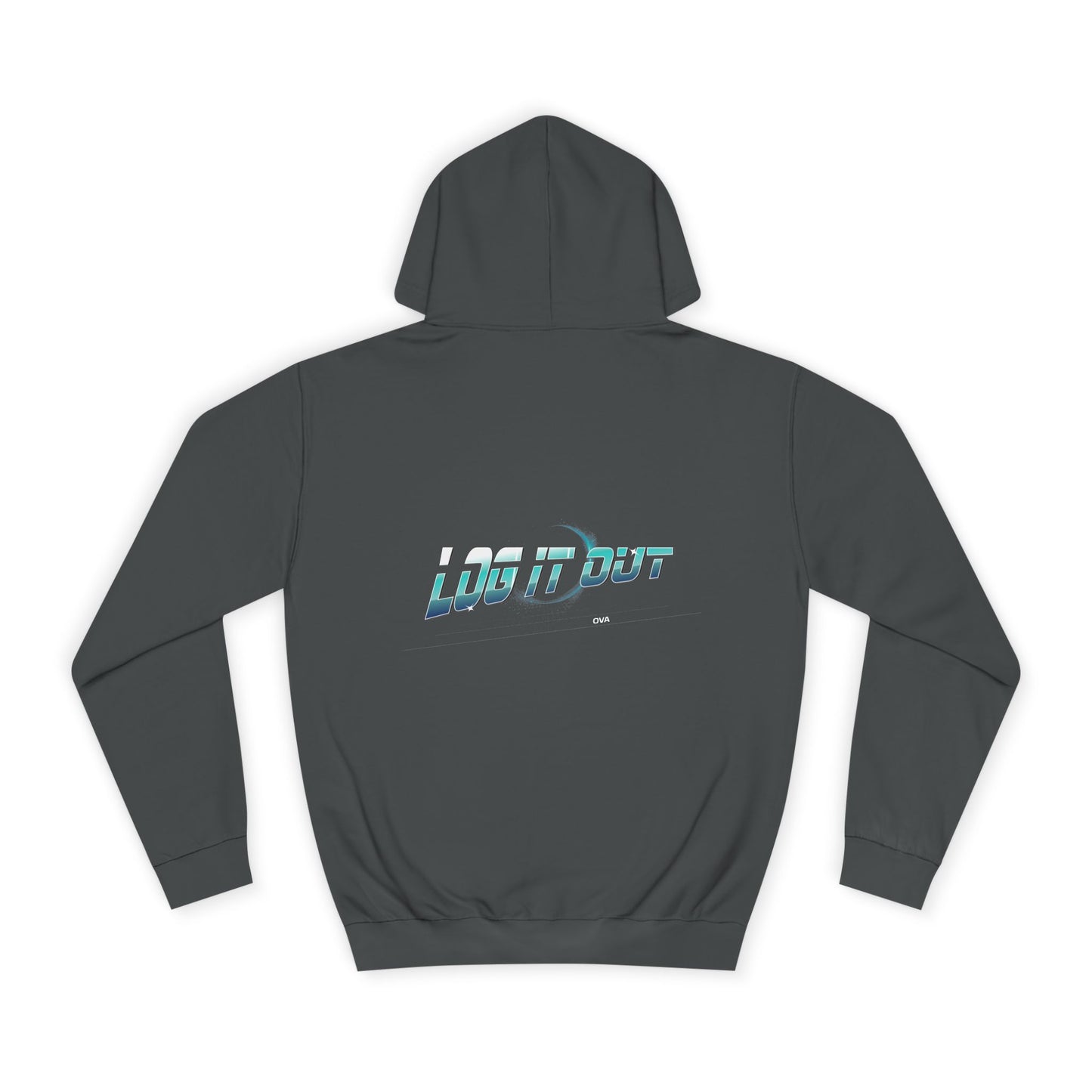 Unisex 'log it out' Hoodie with Retro Style, Ideal for Everyday Wear, Perfect for trendy wear,Gift for Friends