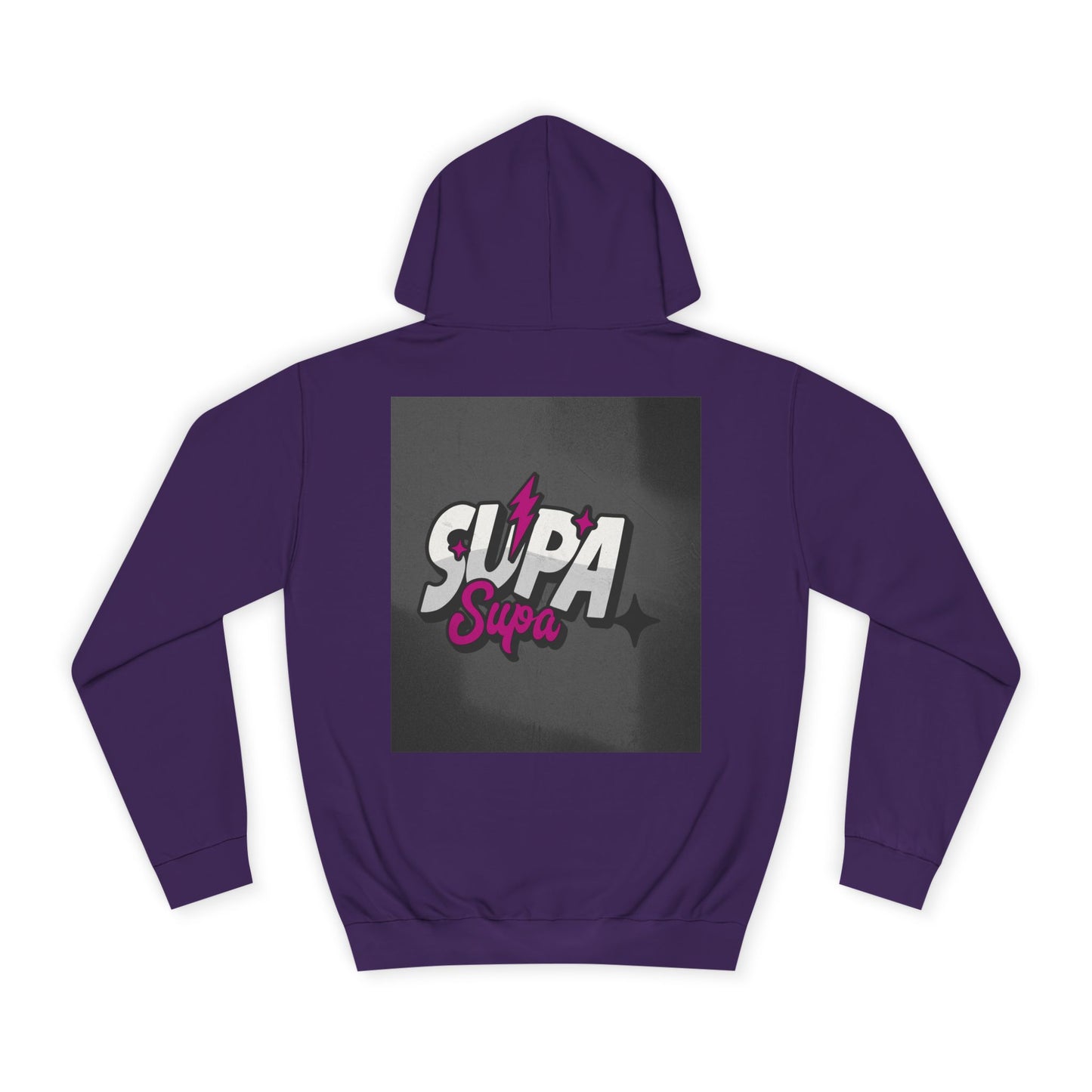 Trendy Unisex Hoodie with Fun 'Supa' Design, Cozy Streetwear, Perfect for Students, Gifts,