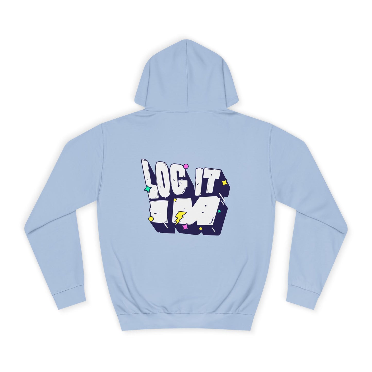 Vibrant Unisex LOG IT IN Hoodie, Trendy Streetwear, Apparel, Unique Gift, Casual Everyday Wear