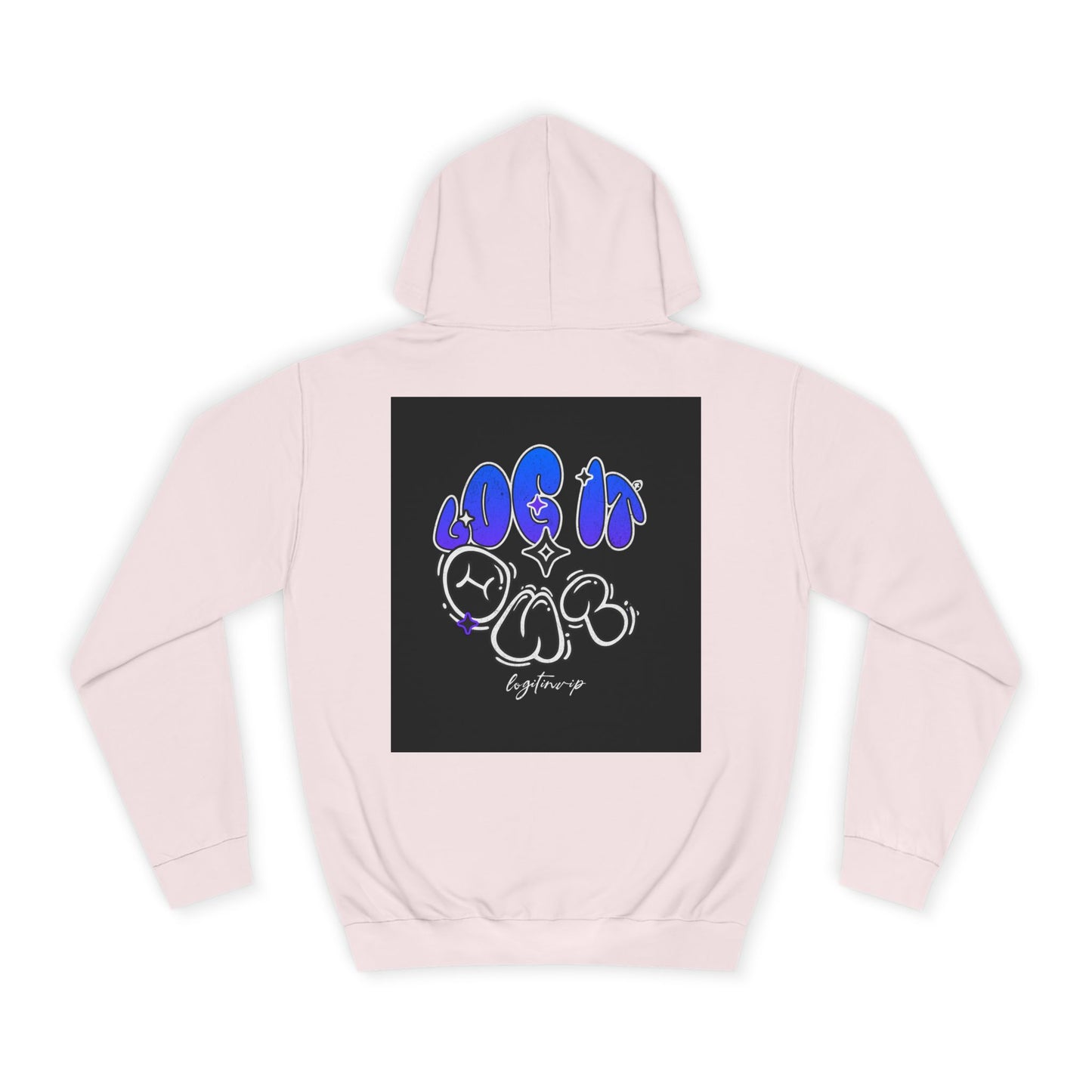 Vibrant Log it out Spirit Hoodie, Unisex Hoodie, Comfortable Sweatshirt, Graphic Hooded Sweatshirt,