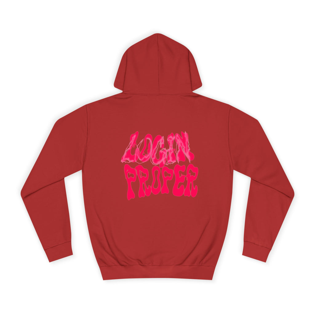 Trendy Unisex Hoodie - 'LOGIN PROPER' Graphic Sweatshirt for, Casual Wear, Gifts' Events, Street Style