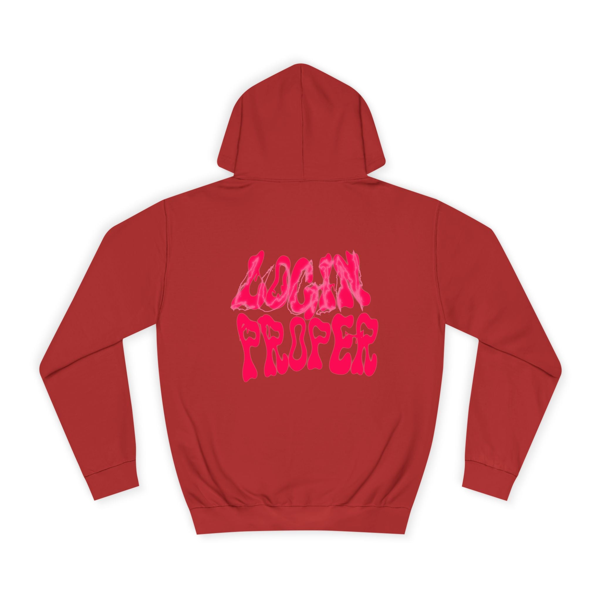 Trendy Unisex Hoodie - 'LOGIN PROPER' Graphic Sweatshirt for, Casual Wear, Gifts' Events, Street Style