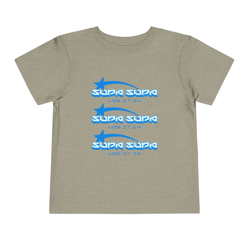 Toddler Tee — Blue Star 'Supa Supa' Graphic Shirt