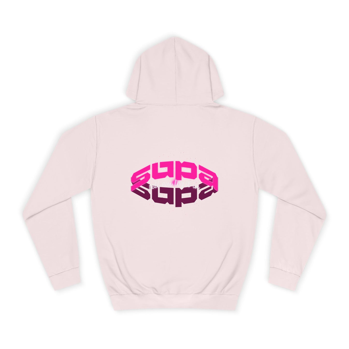 Stylish Trendy Hoodie with 'Supa' Design, Unisex Casual wear for Everyone, Perfect for Everyday Life, Gift, Bright hoodie