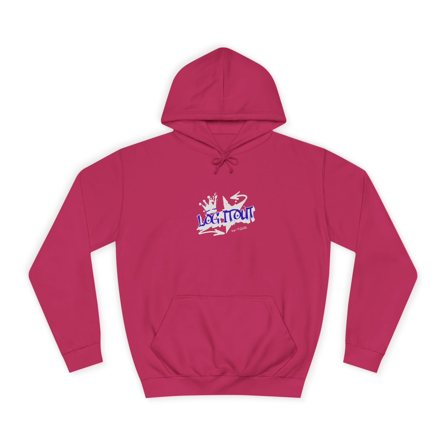 Casual Log it in Hoodie, Unisex Apparel, Trendy Wear, Cozy Street Style, Ideal Gift, Comfortable Fashion