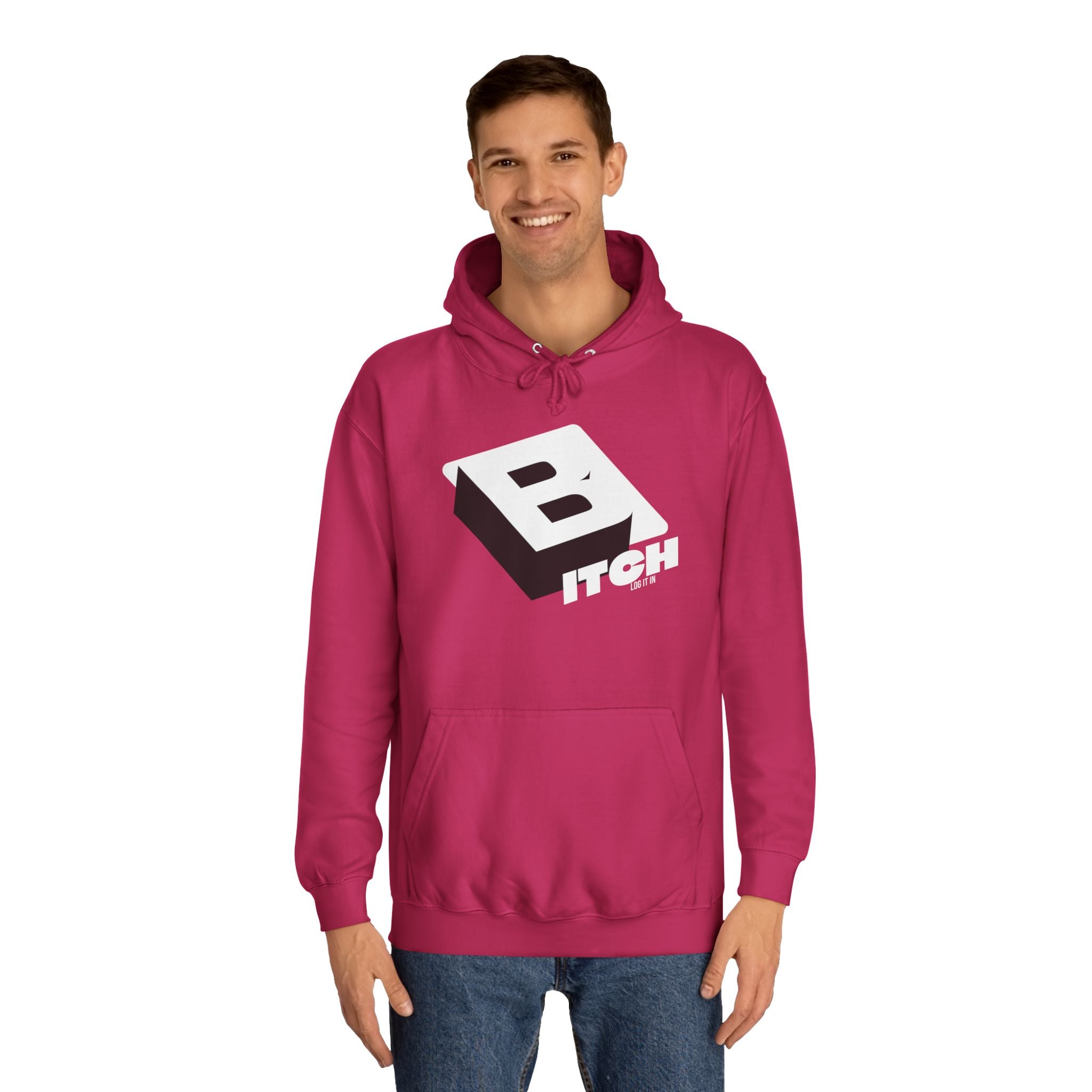 Unisex Hoodie with Bold Logo Design