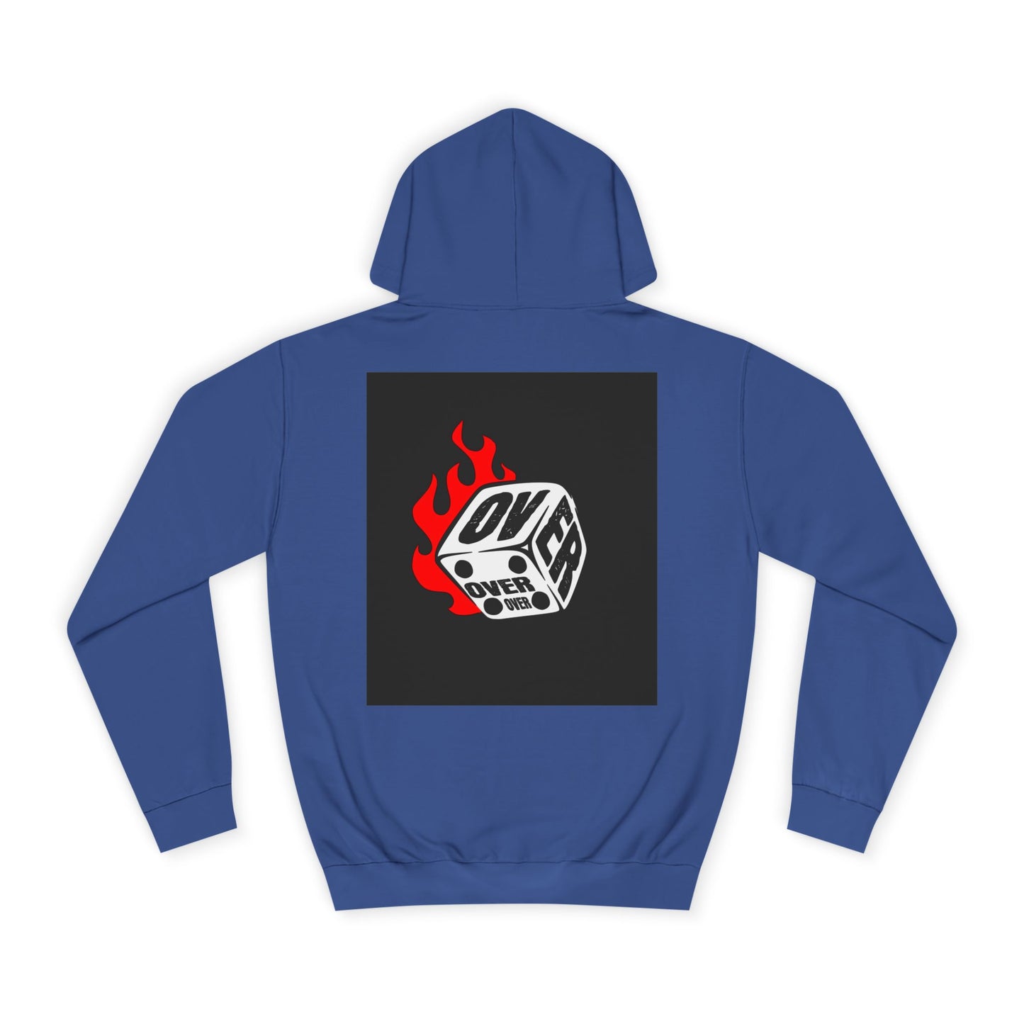 OVER Graphic Hoodie, Oversized Sweatshirt, Trendy Unisex Hoodie, Gift, Casual Layering Top