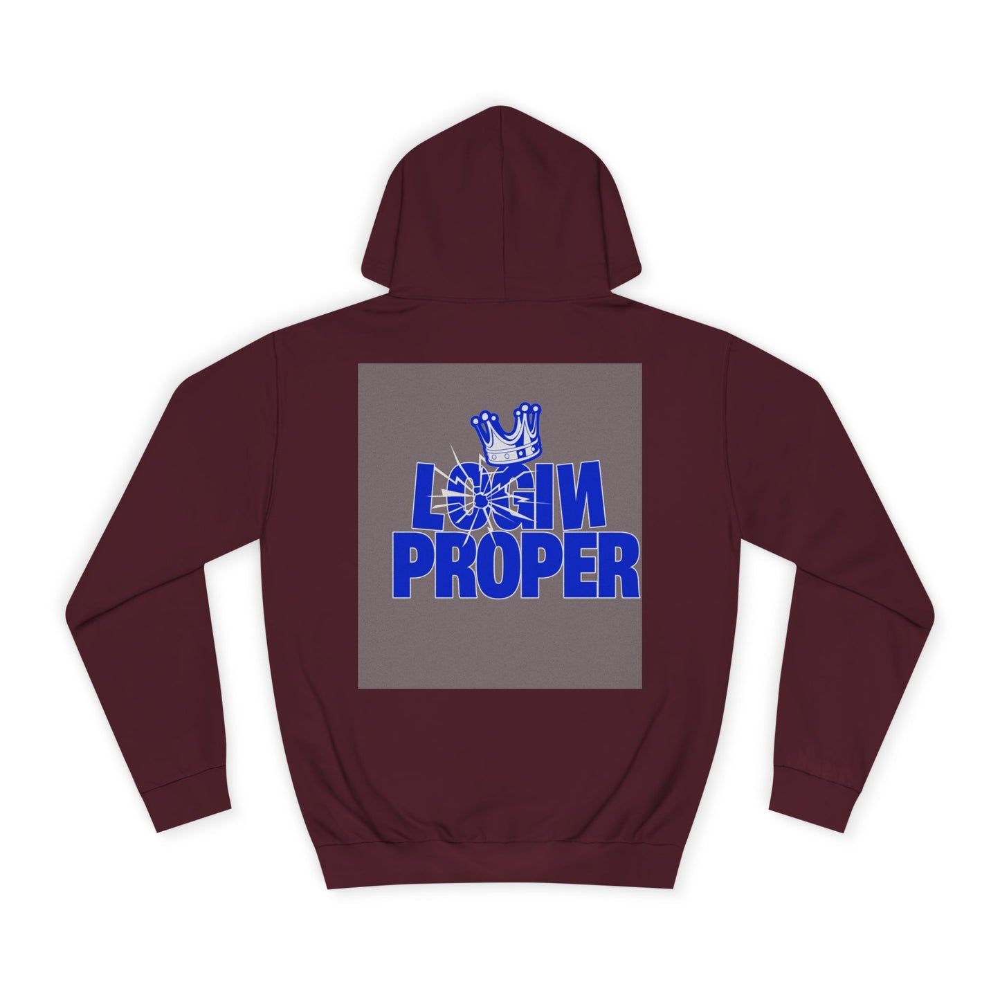 Unisex Hoodie - 'Login Proper' Trendy Spirit Wear, Casual Streetwear, Gift, Cozy Lounge Sweatshirt