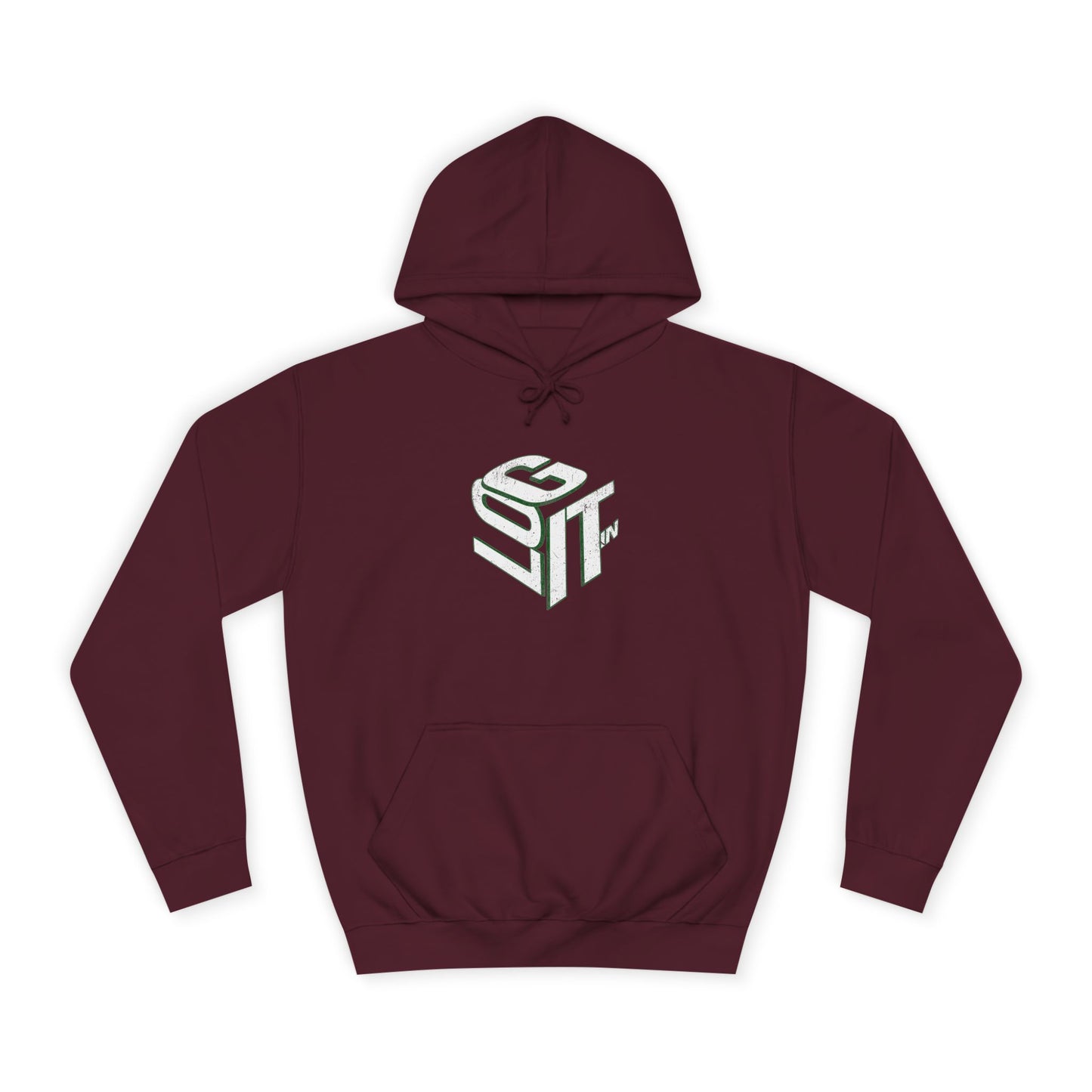 Stylish Unisex  Hoodie with Design, Log it in Sweatshirt, Casual Hoodie, Modern Apparel, Unique Gear