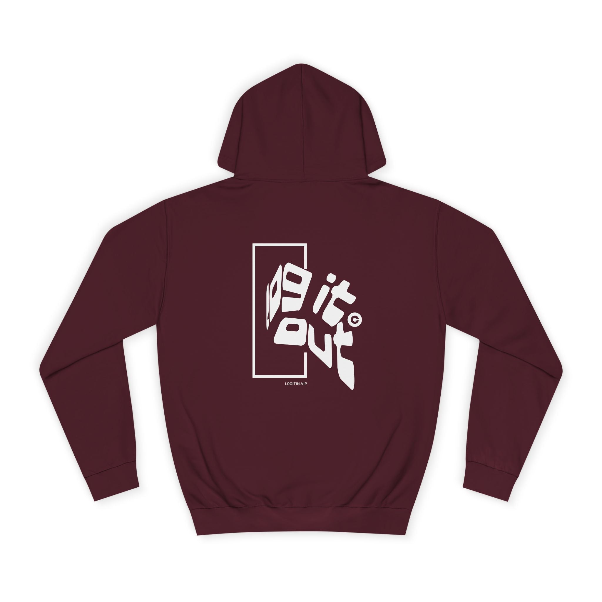 Cozy Unisex Log it out Hoodie, Perfect for Life, Graduation Gifts, Unisex Custom Apparel, Soft Hooded Sweatshirt, Everyday Comfort