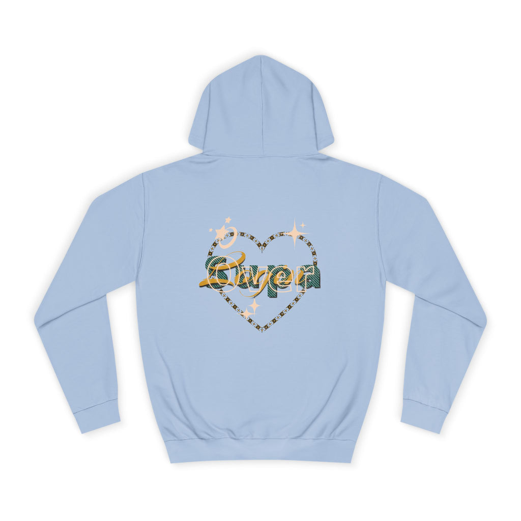 Charming Heart Hoodie with Floral Design, Unisex Casual Sweatshirt, Trendy Gift, Relaxed Wear, Unique Apparel