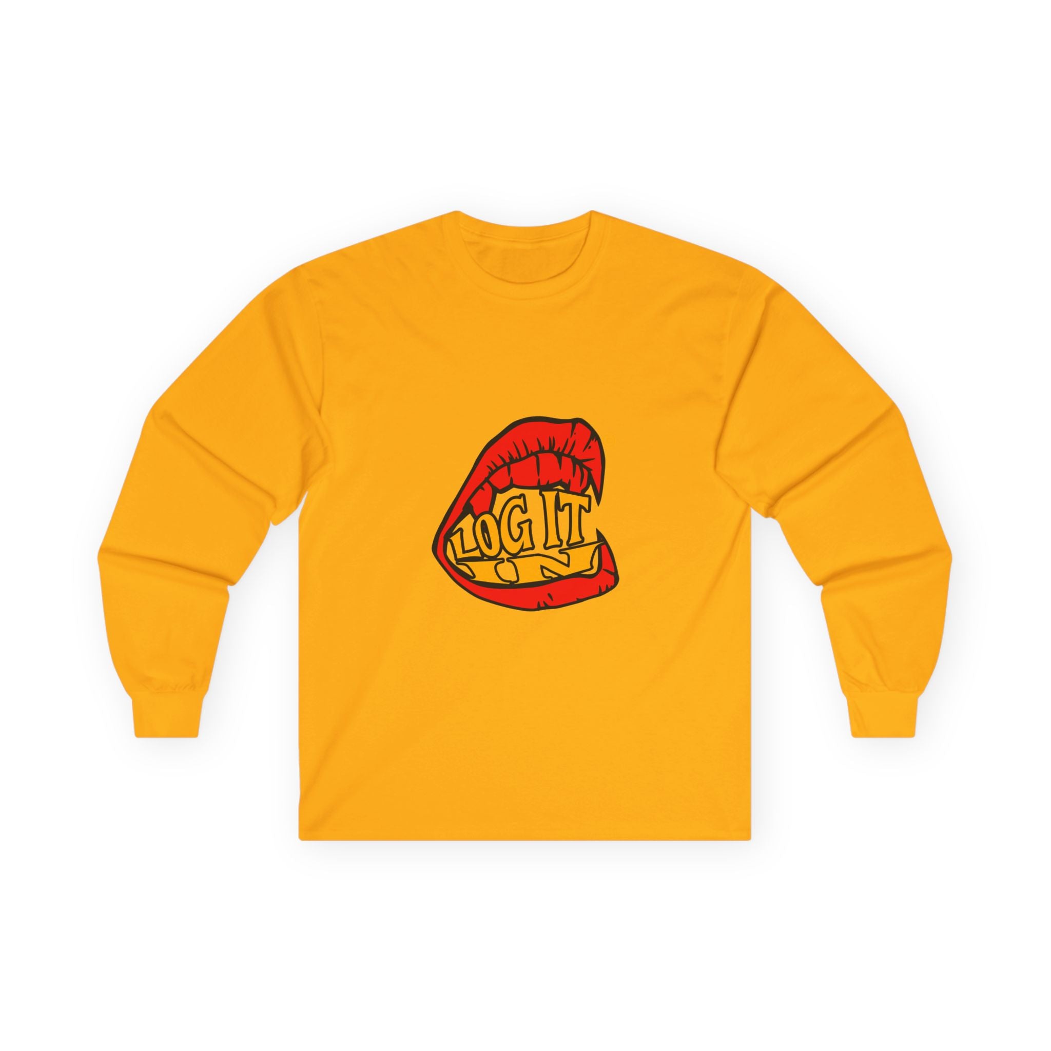 "Log It in" Graphic Long Sleeve Tee