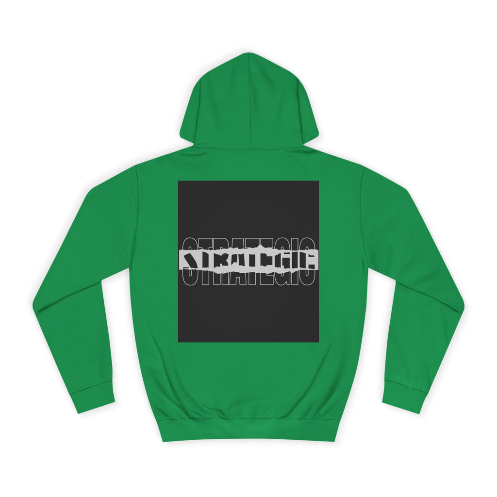 Unisex Hoodie with Strategic Print, Casual Sweatshirt,Gift, Trendy Apparel, Everyday Wear