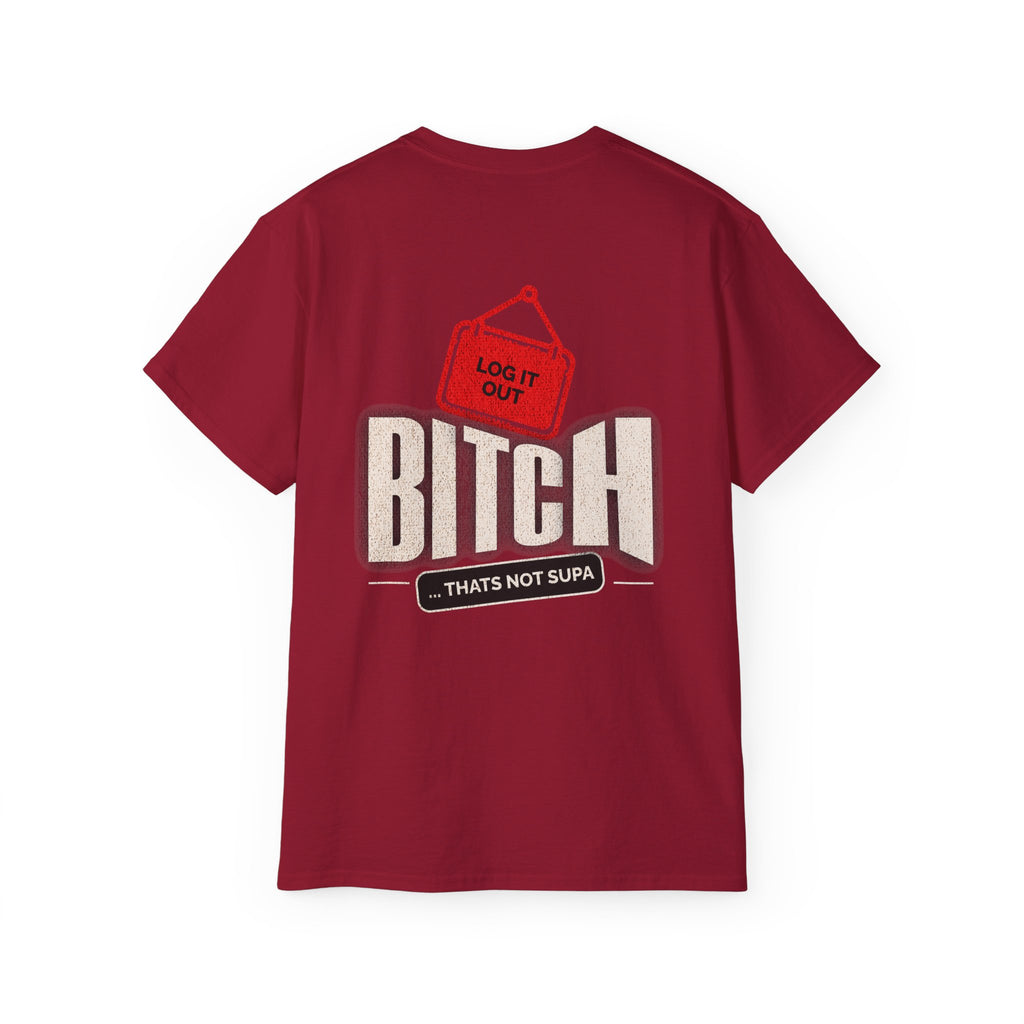 Graphic Tee —  (Log It Out)" Vintage Sign Shirt