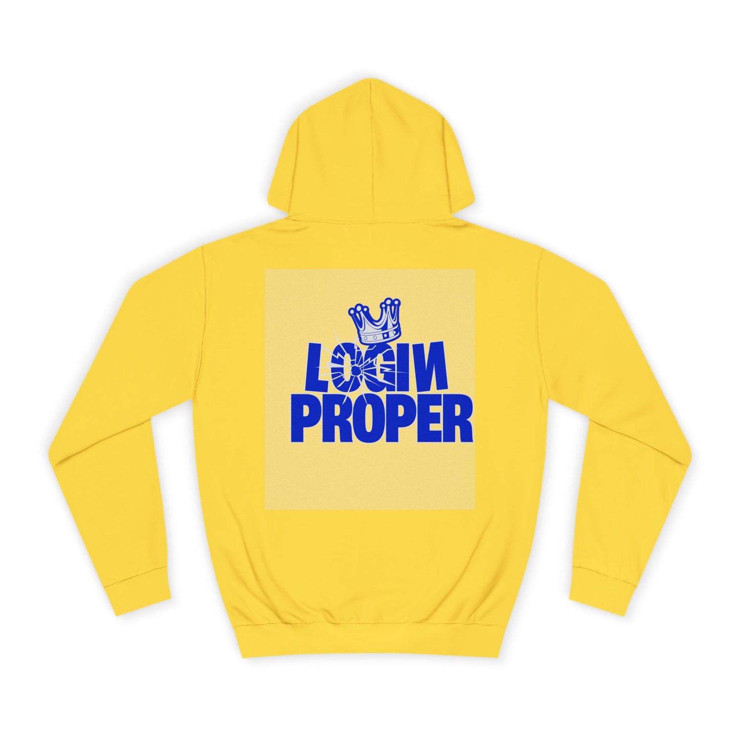 Unisex Hoodie - 'Login Proper' Trendy Spirit Wear, Casual Streetwear, Gift, Cozy Lounge Sweatshirt