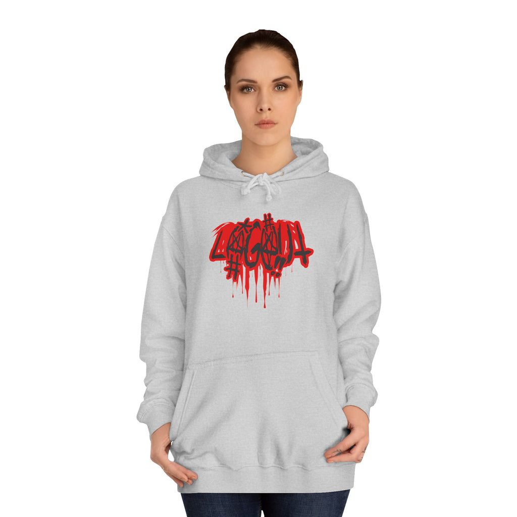 Bold Graffiti log out Hoodie, Unisex Streetwear, Comfortable Casual Wear,