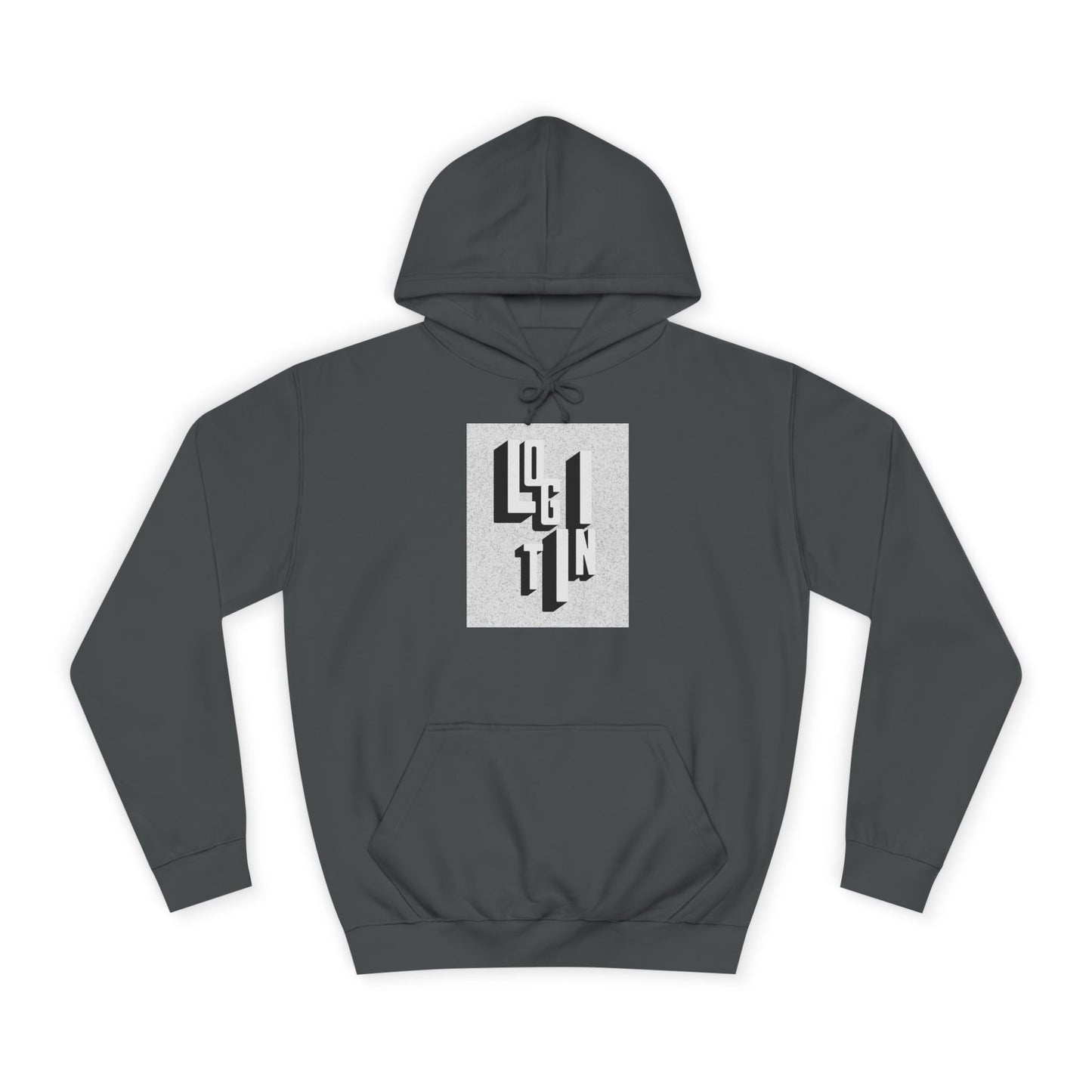 Minimalist Hoodie, Unisex Sweatshirt, Cozy Campus Wear, Student Gift, Modern Graphic Hoodie