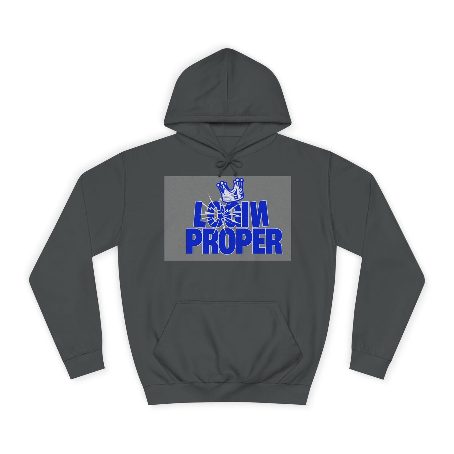 Unisex Hoodie - 'Login Proper' Trendy Spirit Wear, Casual Streetwear, Gift, Cozy Lounge Sweatshirt