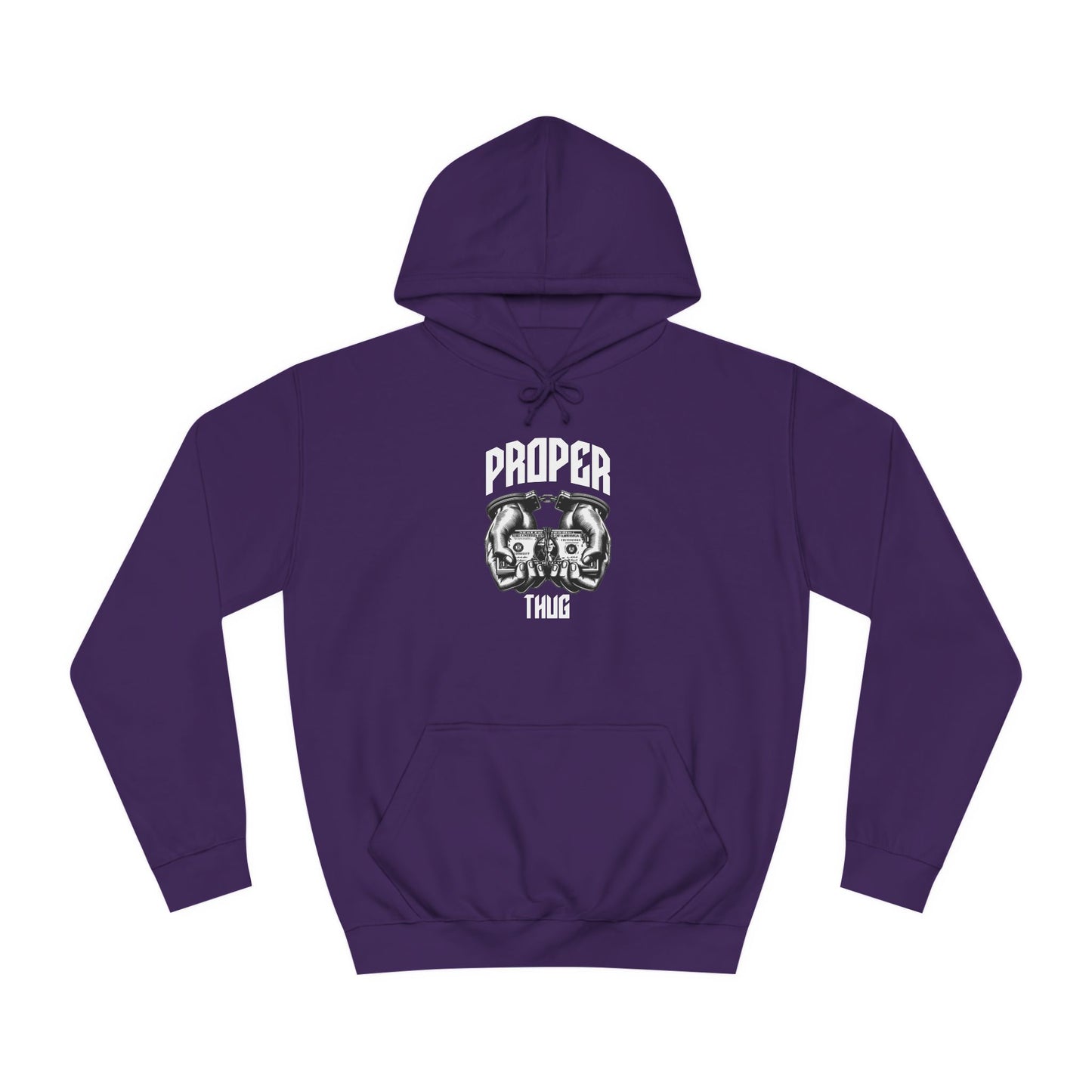 Unisex Hoodie - Proper Thug Design