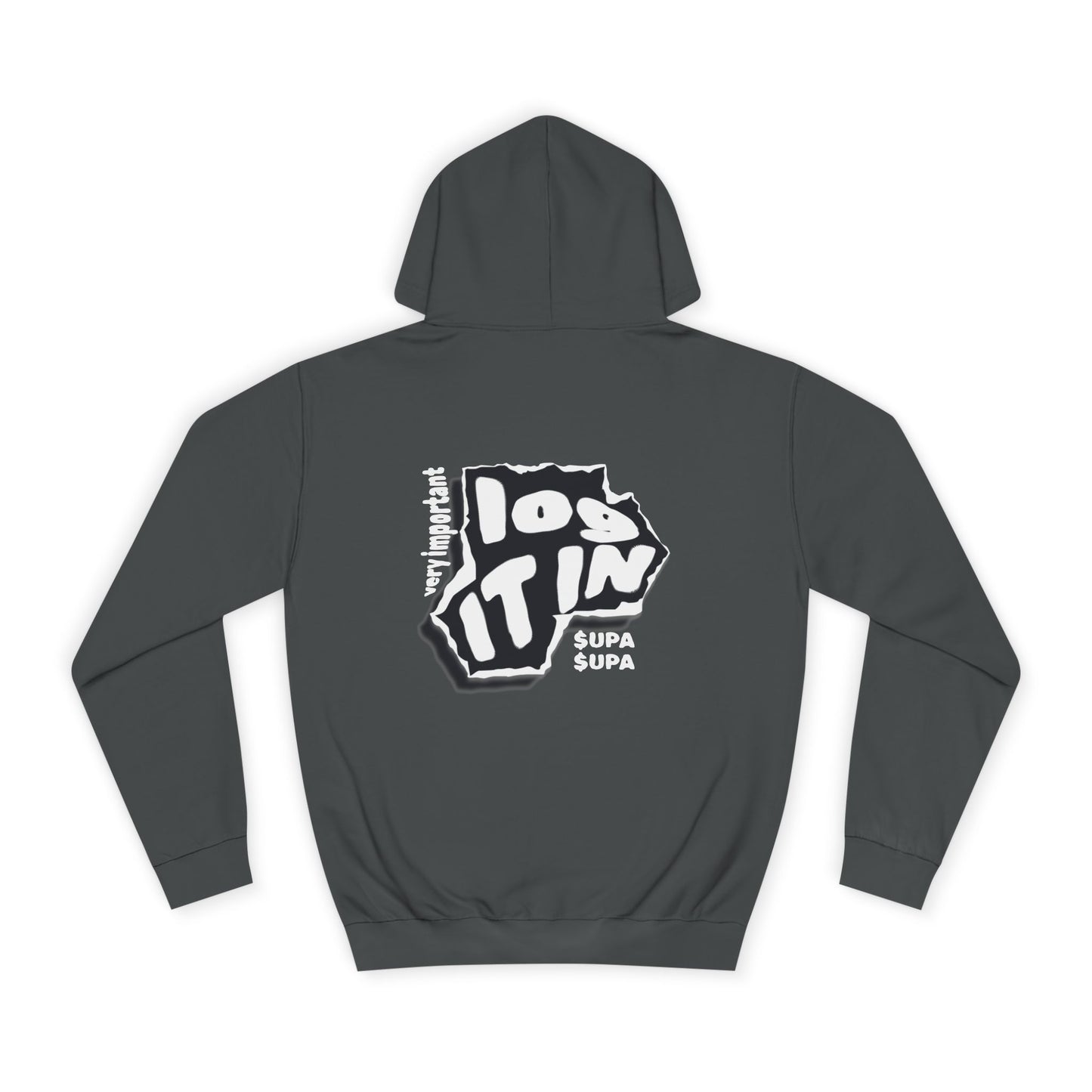Unisex Log it in Hoodie with Graphic Design, Casual Wear, Trendy Apparel, perfect gift, Streetwear Style