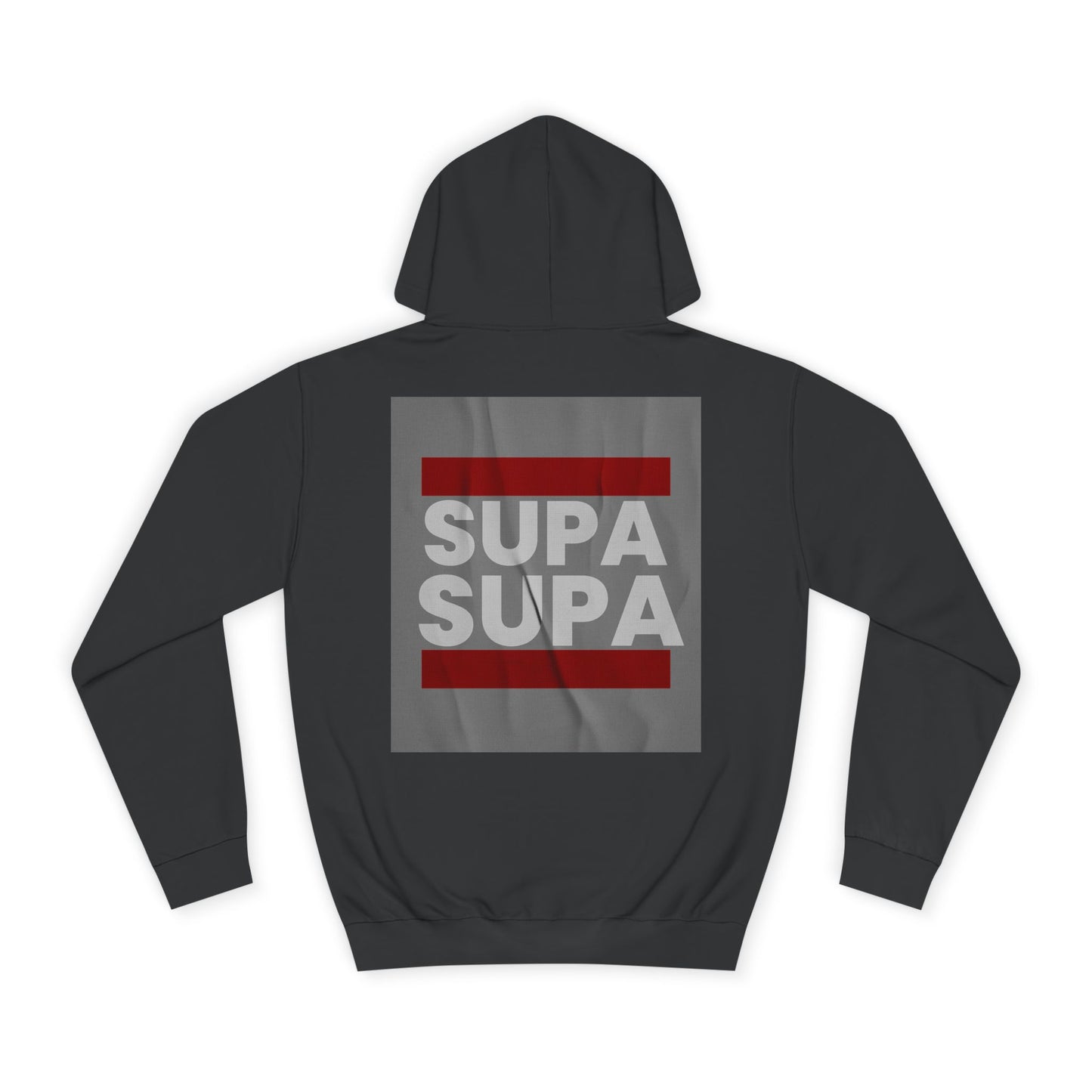 Unisex Hoodie with 'SUPA SUPA' Design, Cool Casual Wear, Perfect, Gifts for Graduates, Cozy Layering