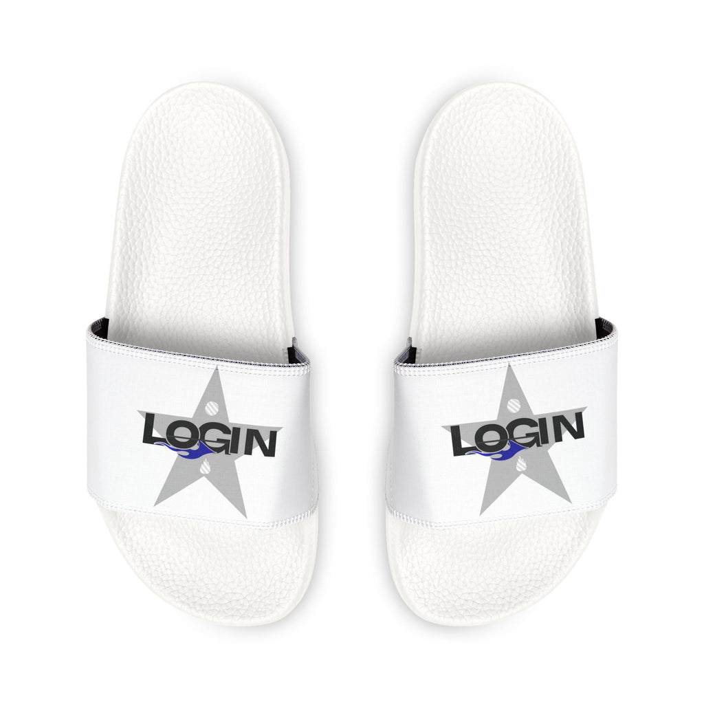 Men's Login Slide Sandals — Removable Strap Casual Pool & Beach Slides
