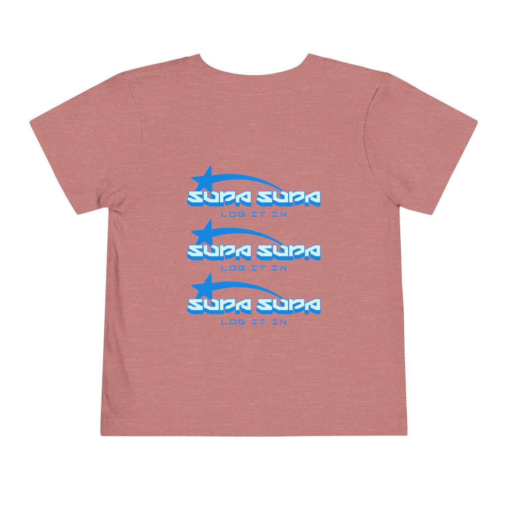 Toddler Tee — Blue Star 'Supa Supa' Graphic Shirt