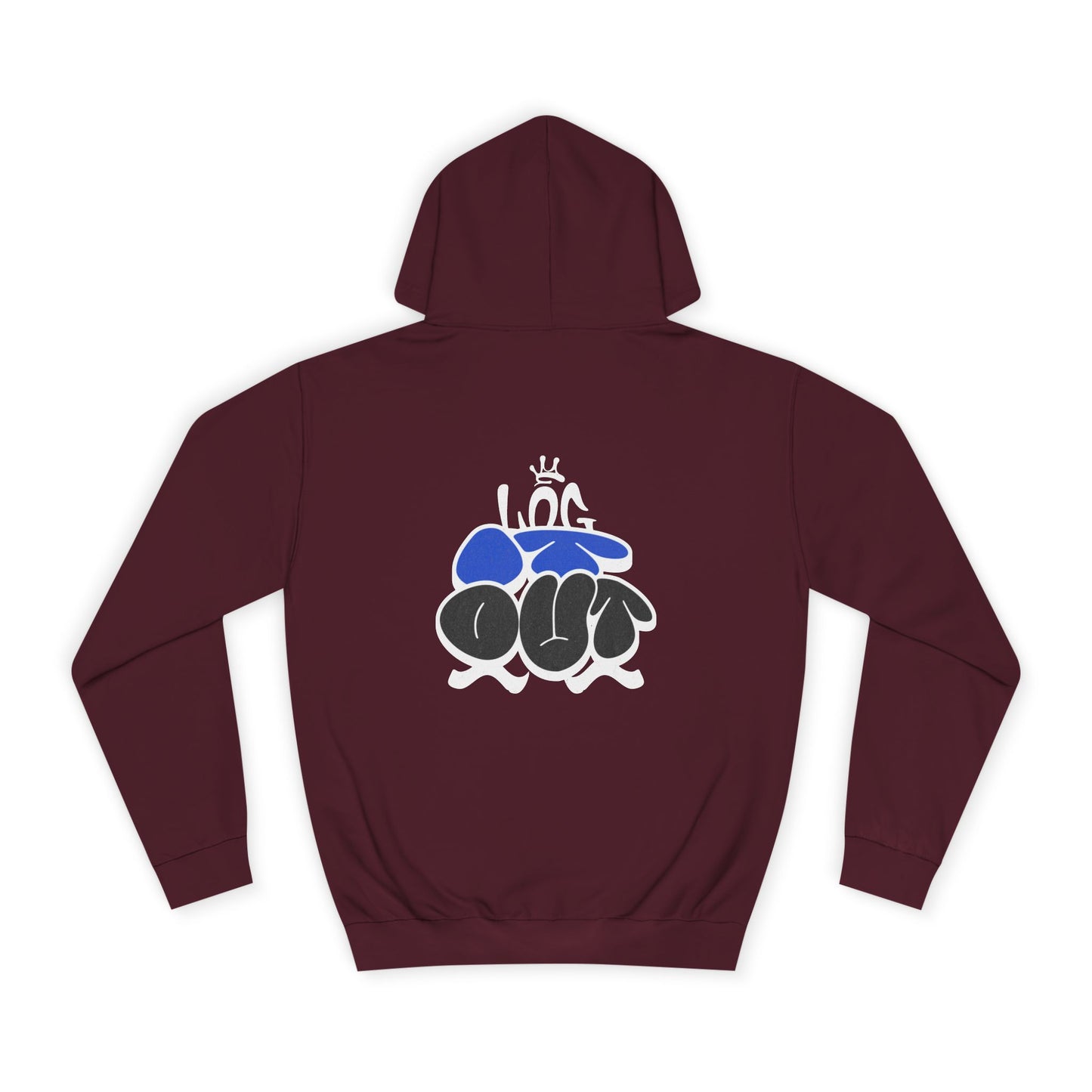 Stylish Unisex Log it out Hoodie, Cozy Wear, Trendy Sweatshirt, Gift, Casual Everyday Hoodie