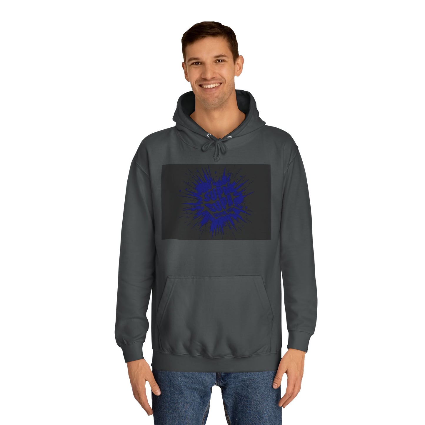 Unisex Supa Supa Hoodie with Bold Graphic Design, Comfortable Casual Wear, Ideal for Everyday, Perfect for Gifting, Spring and Fall Fashion