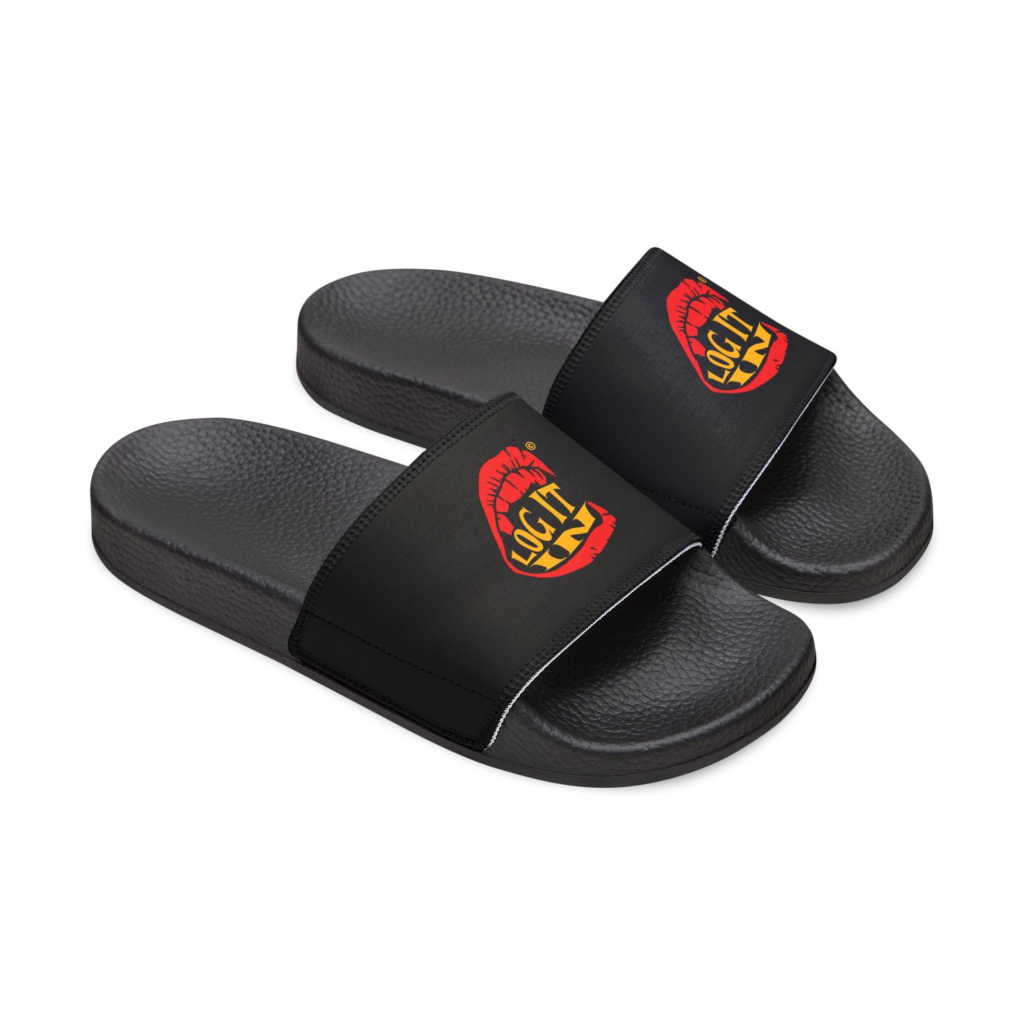 Women's Removable-Strap Slide Sandals — "Log it in" Comfort Slides