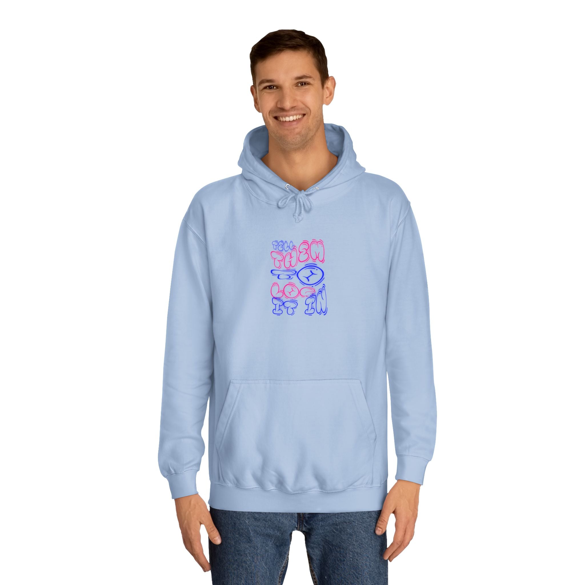 Chill Vibes Log it in Hoodie | Cozy Unisex Sweatshirt, Gifts for Graduates, Apparel, Everyday Comfort