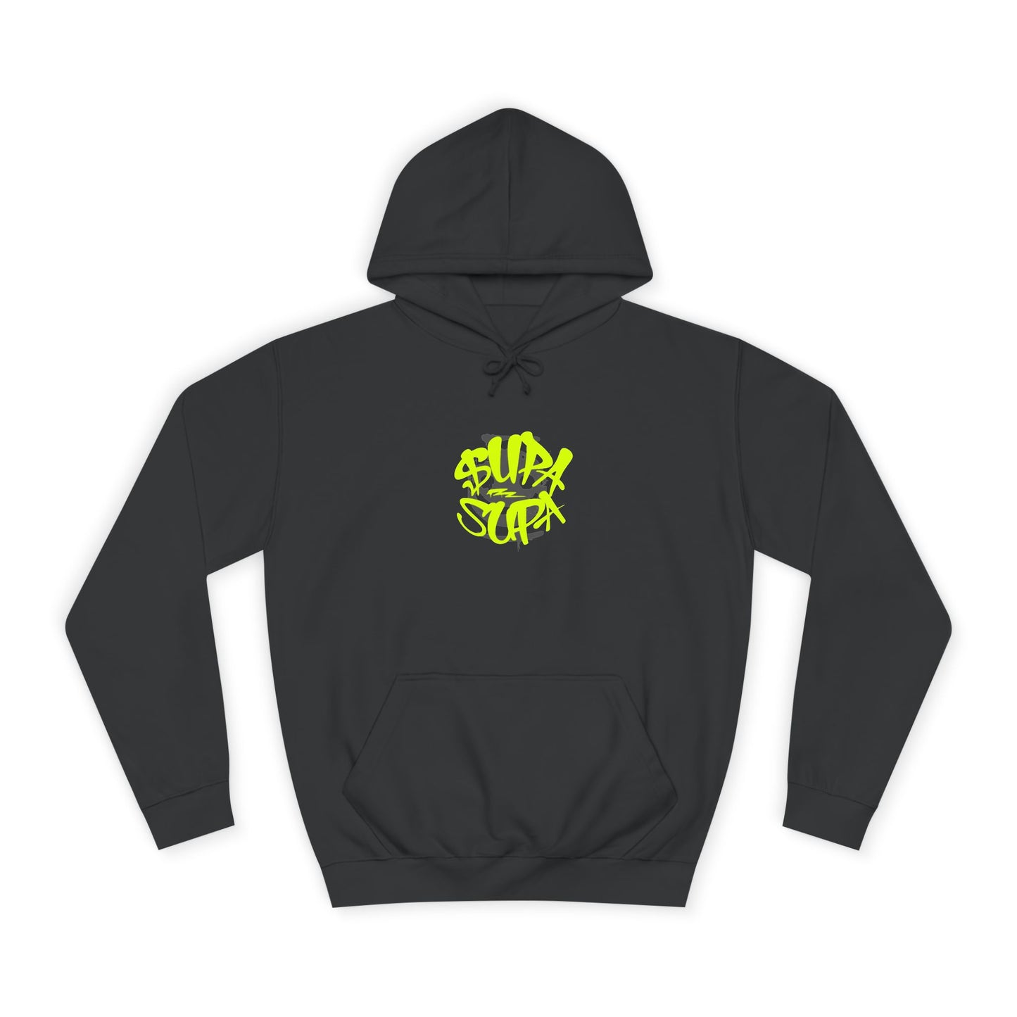Trendy Unisex Supa Supa Hoodie, Casual Streetwear, Gift for Any one, Urban Fashion, Bright Graphic Design
