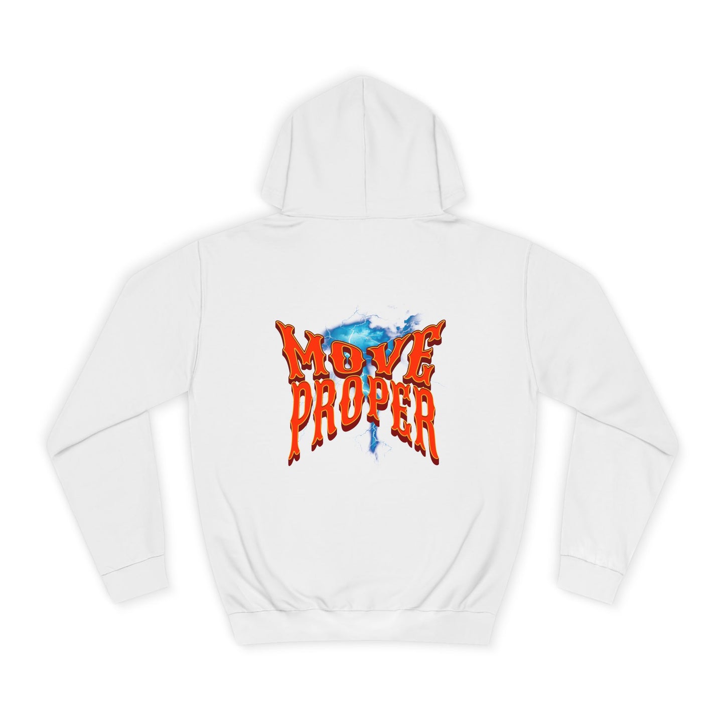 Unisex Hoodie - Move Proper Graphic, Trendy Casual Wear