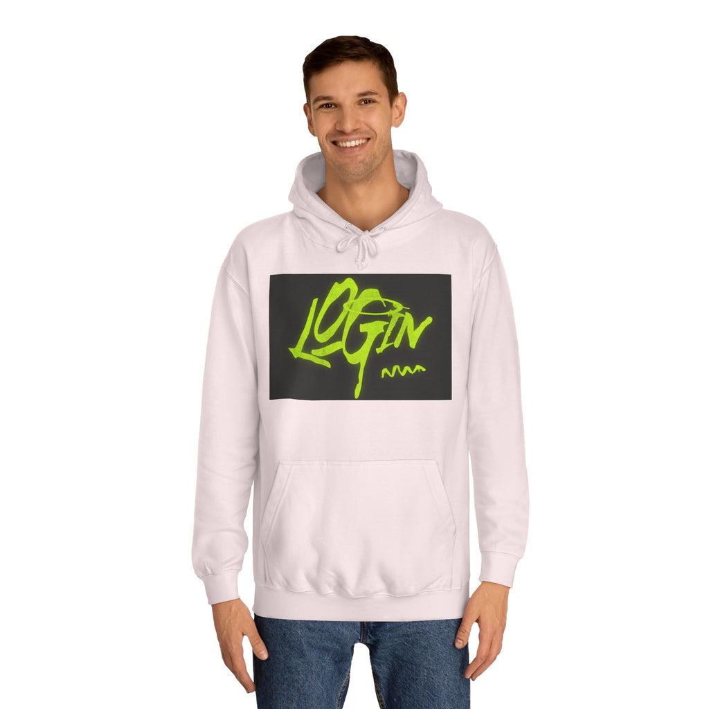 Trendy Unisex Hoodie - 'LOGIN' Graphic Design