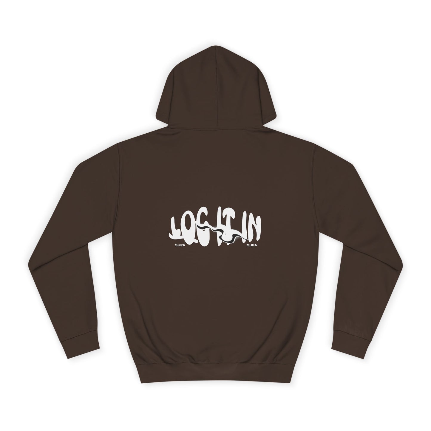 Minimalist Unisex Log it in Hoodie with Design