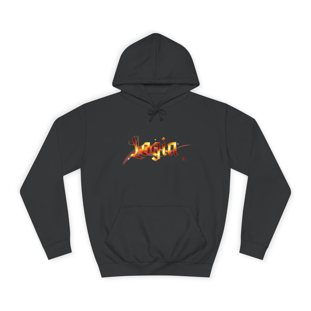 Aesthetic 'Login' Unisex Hoodie, Cozy Trendy Wear, Gift for Any One, Warm Casual Style, Trendy Hoodie