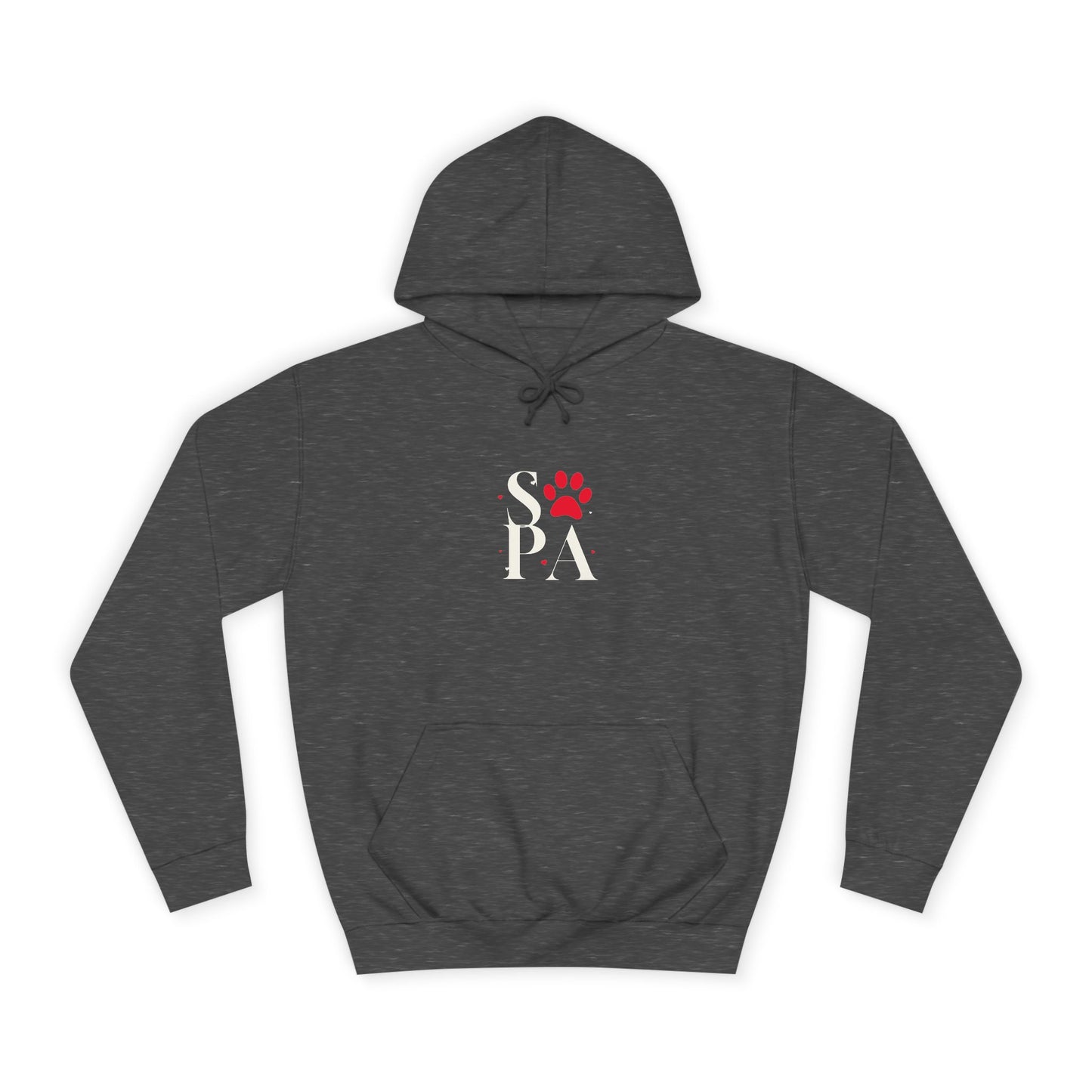 Cozy Hoodie with Paw Print | Unisex Sweatshirt, Gift for Animal Lovers, Apparel, Casual Wear, Birthday