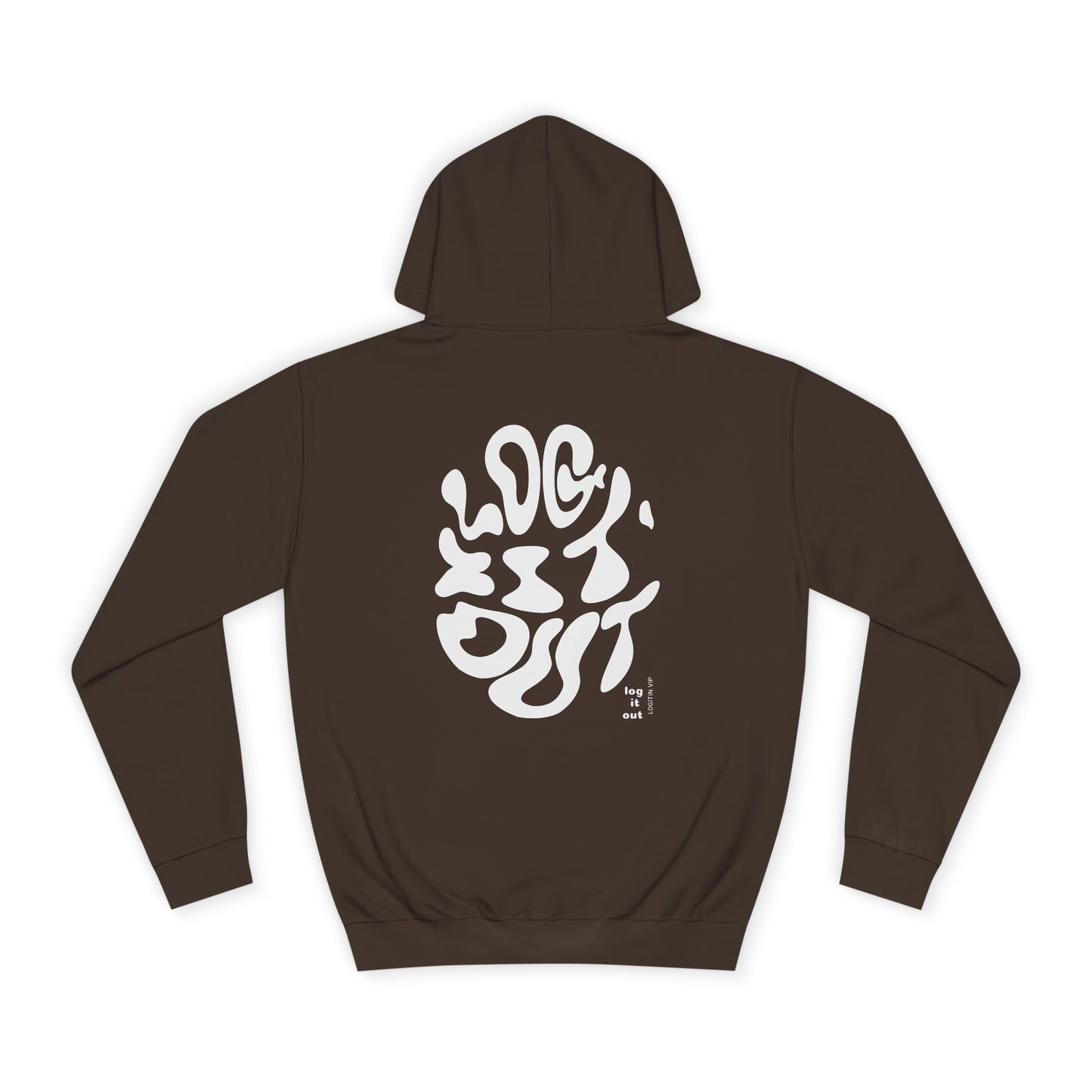 Unisex LOG IT OUT Hoodie | Cozy, Stylish Sweatshirt for Everyday | Perfect for Trendy Life Style,Gift Ideas, Casual Wear