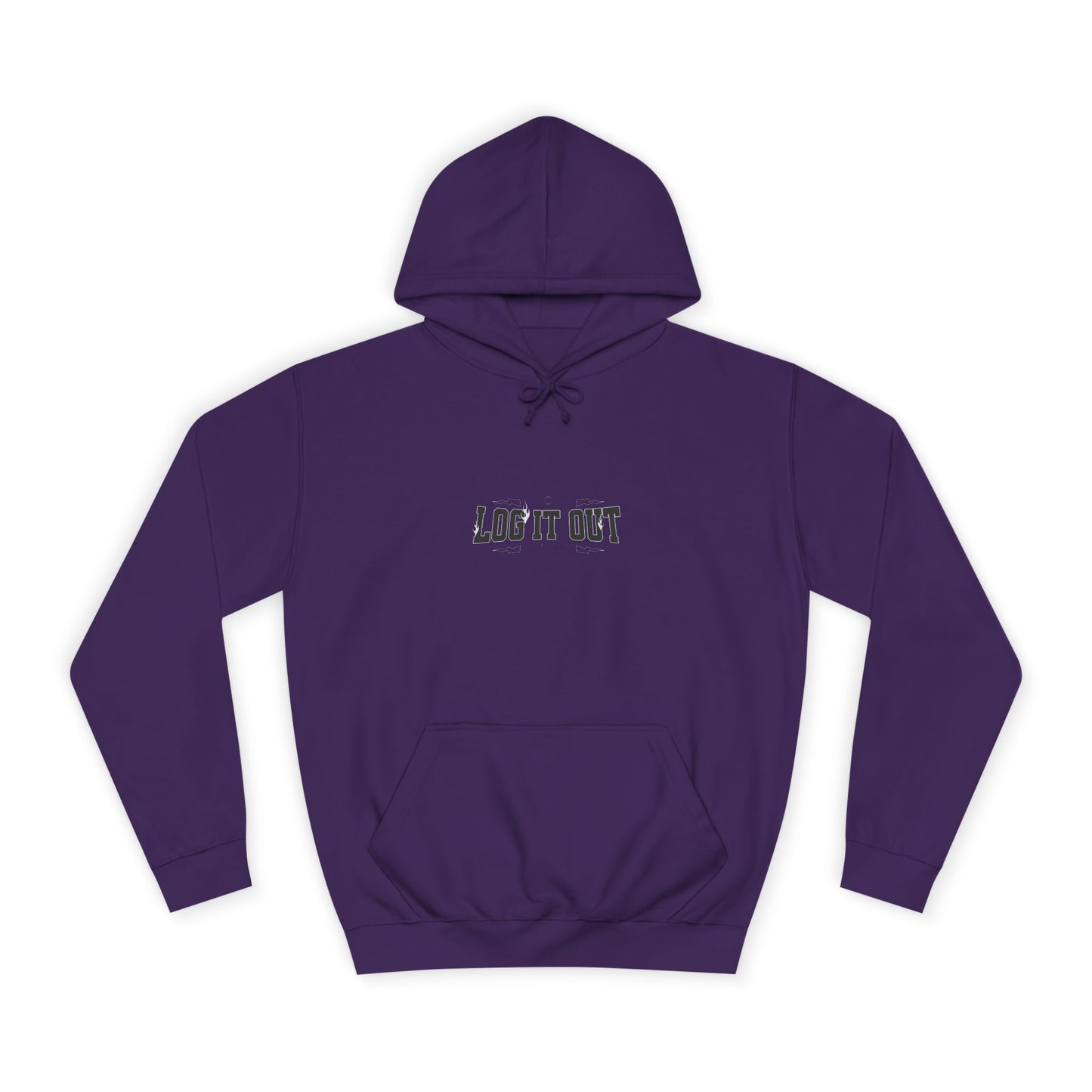 Unisex Log it out Hoodie - Cool & Comfy Casual Wear, Motivational Gift, Perfect for every day life
